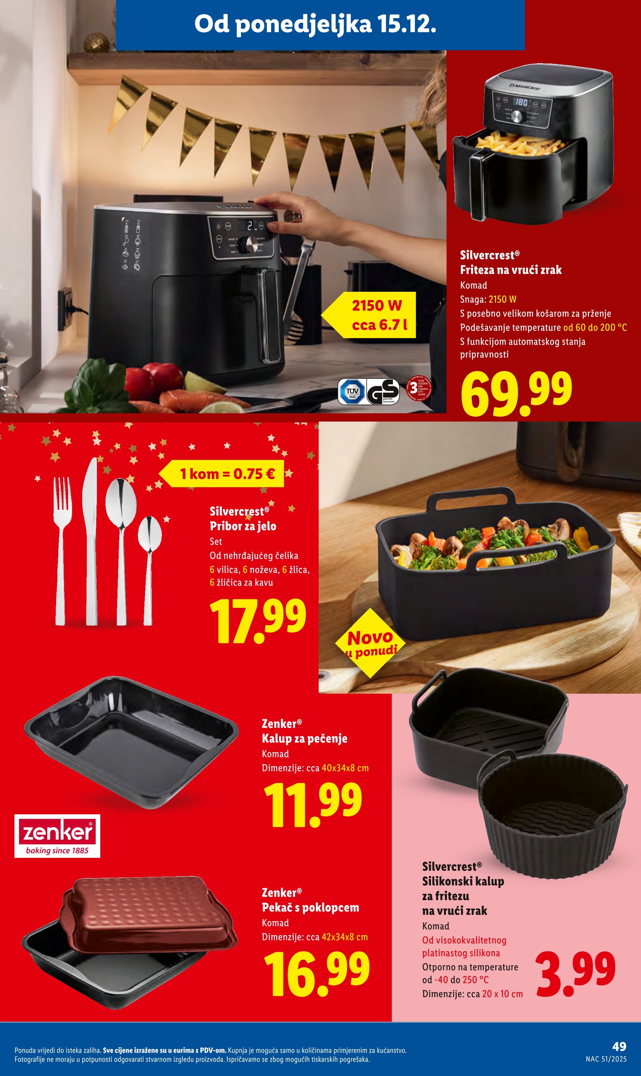 Stranica 49. Lidl kataloga - Akcije od 15.12. do 24.12.2025.