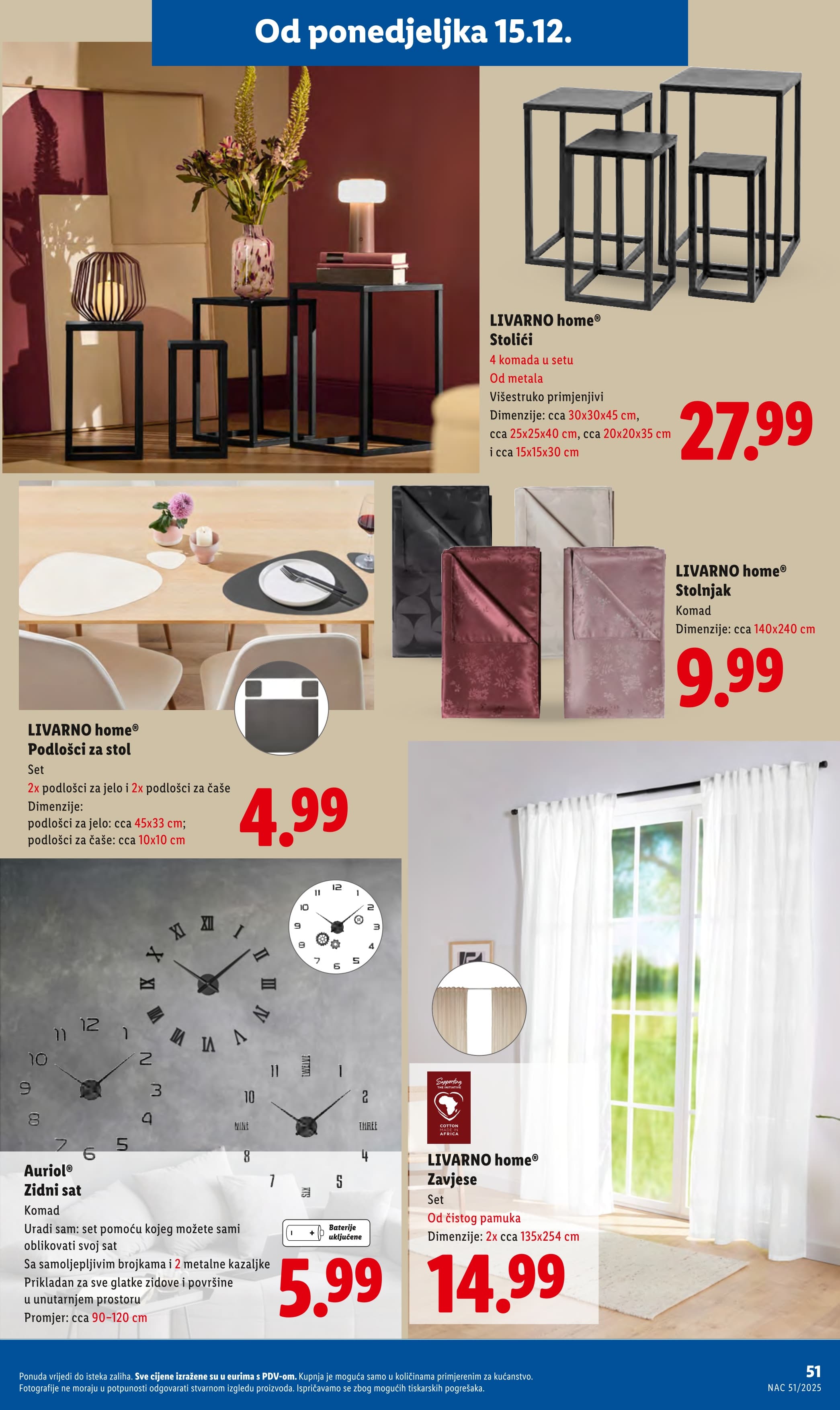 Stranica 51. Lidl kataloga - Akcije od 15.12. do 24.12.2025.