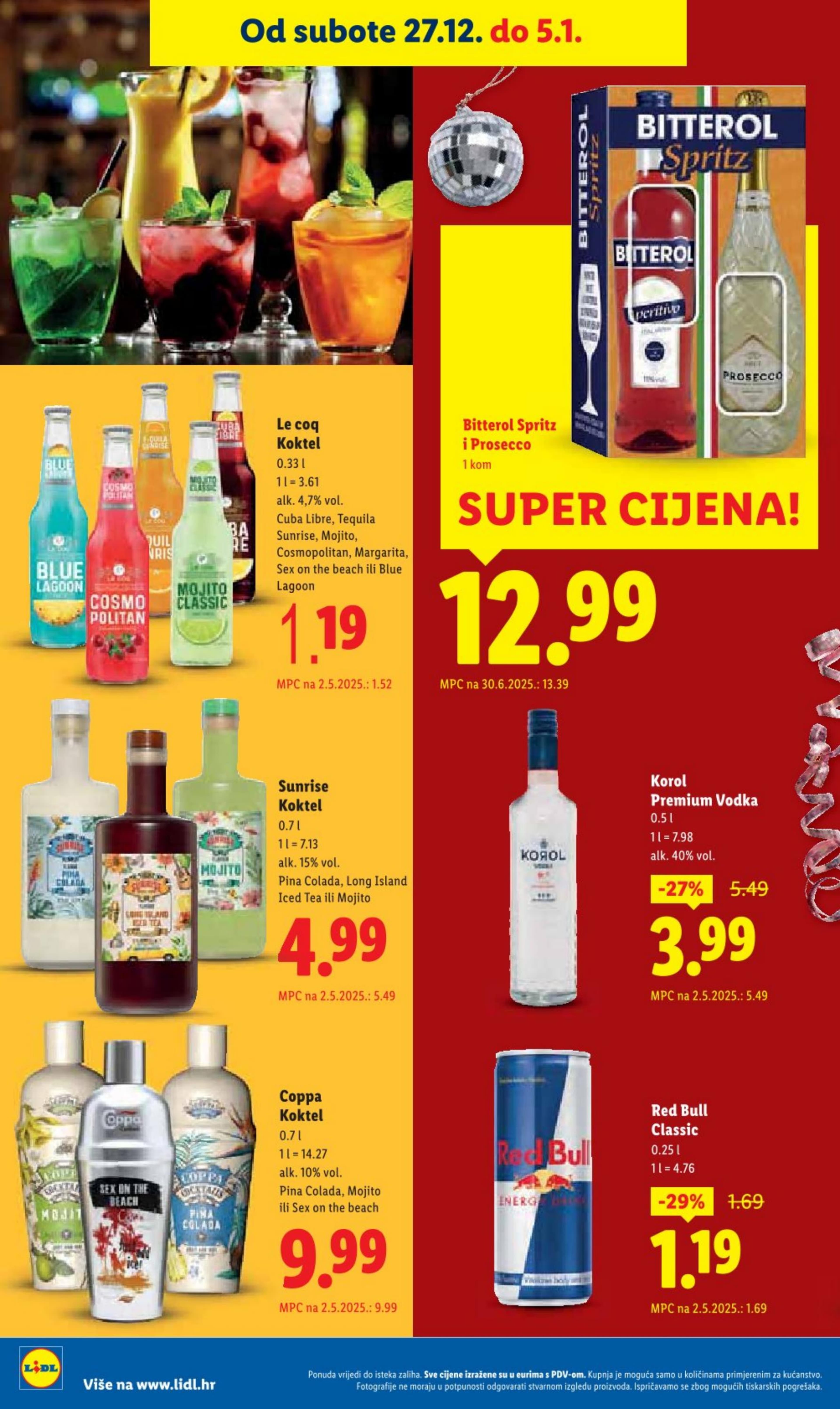 Page from catalog: Prehrambeni proizvodi