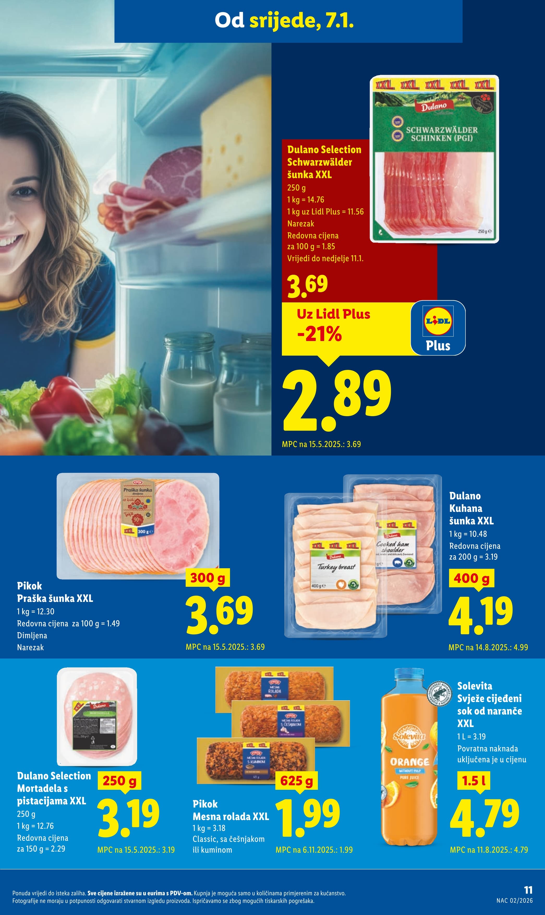 Page from catalog: Prehrambeni proizvodi