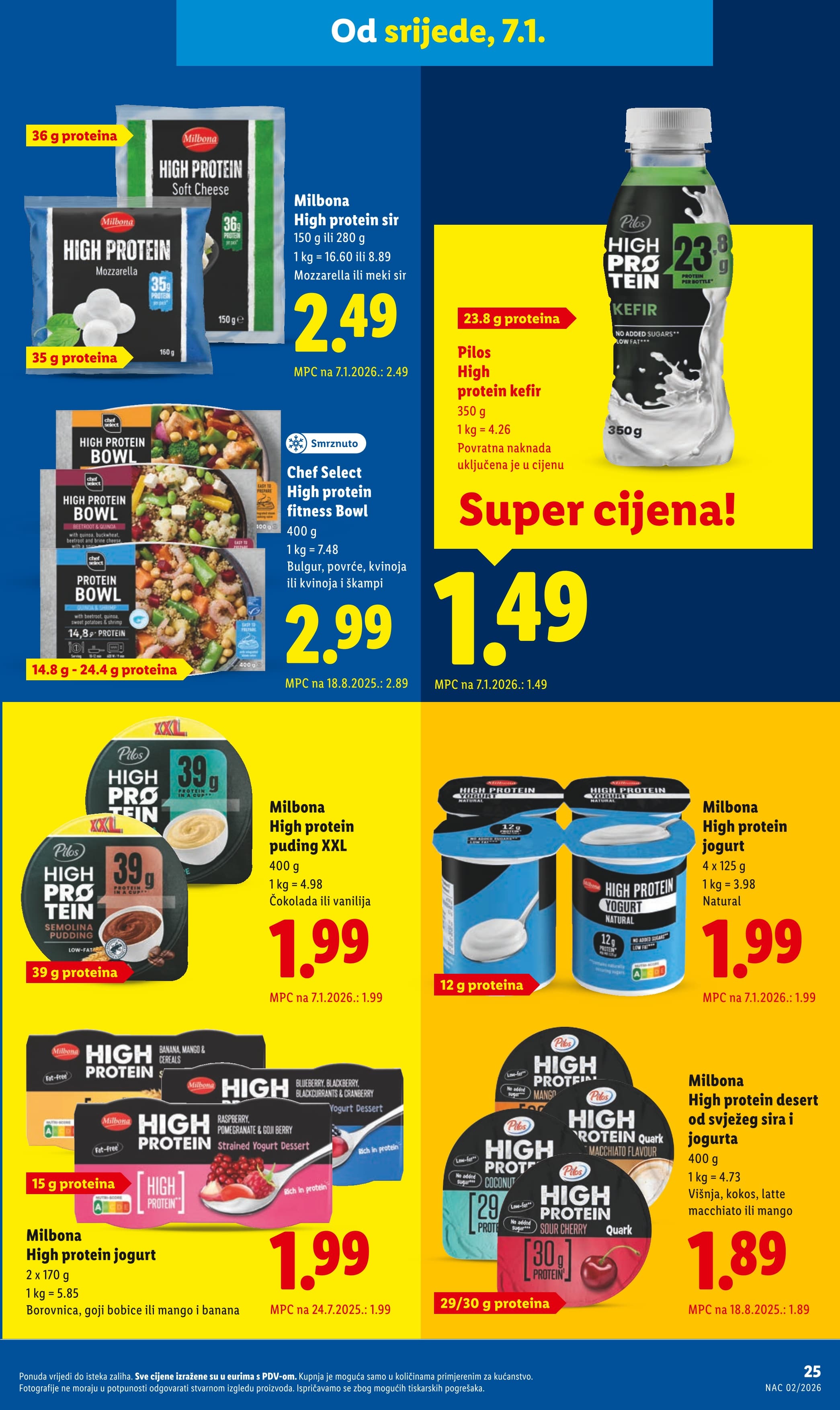 Page from catalog: Prehrambeni proizvodi