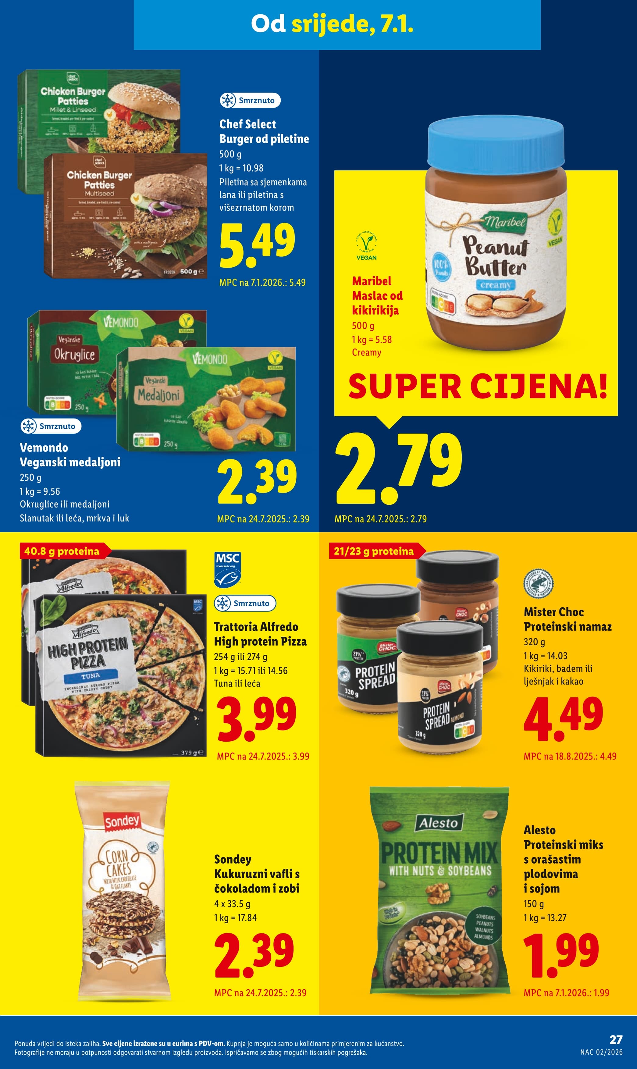 Page from catalog: Prehrambeni proizvodi