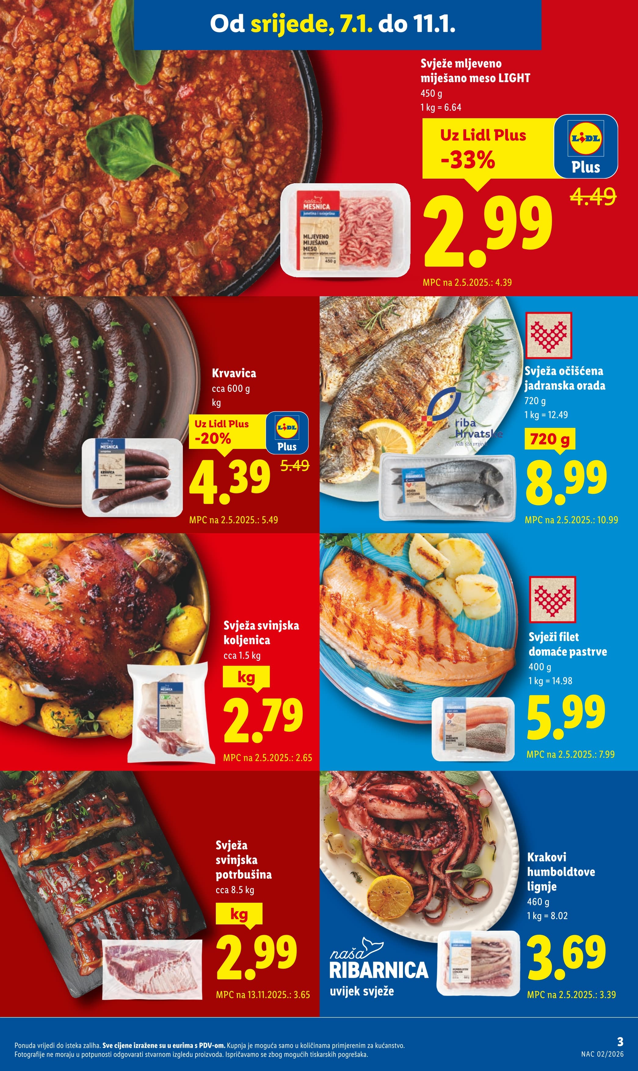 Page from catalog: Prehrambeni proizvodi