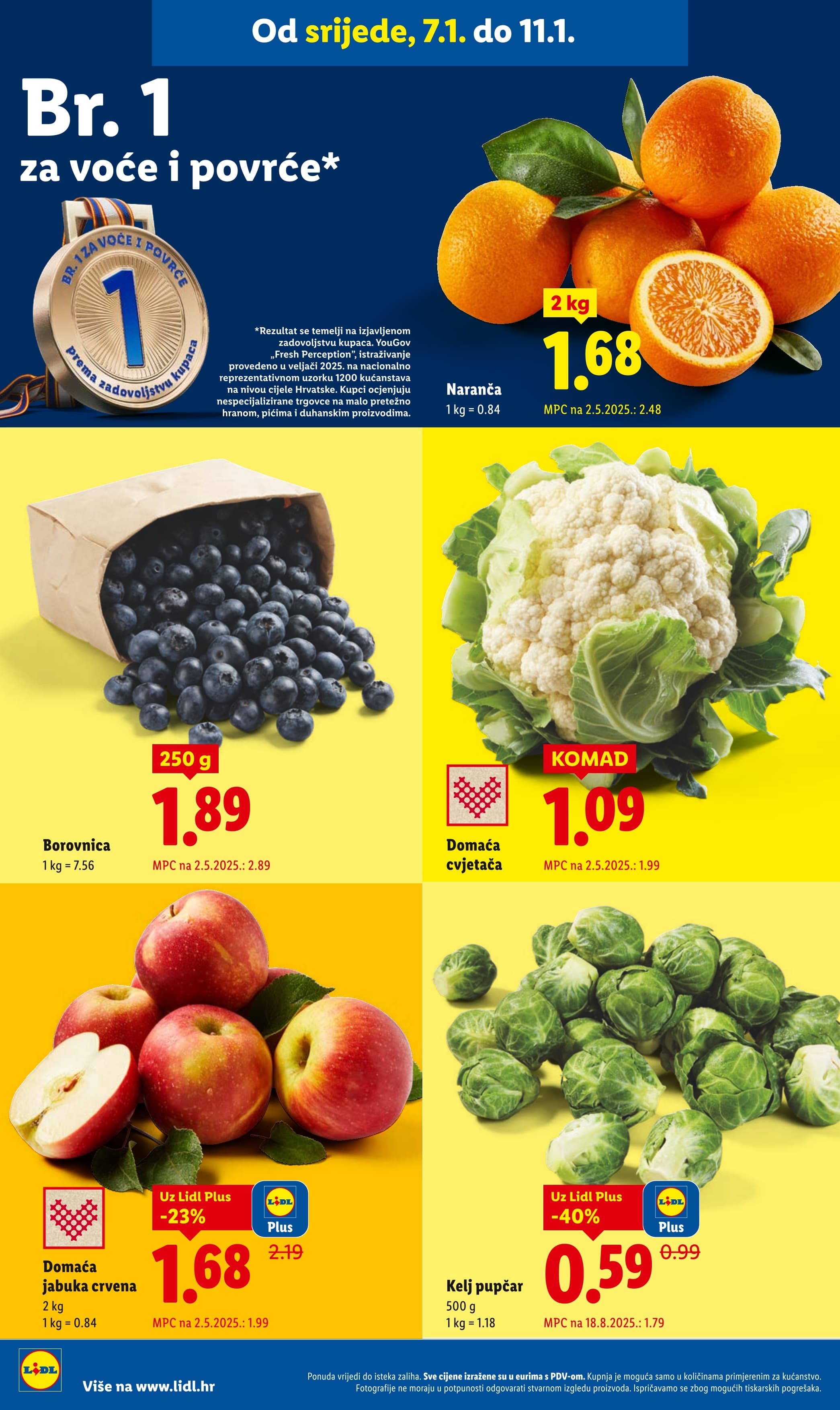 Page from catalog: Prehrambeni proizvodi