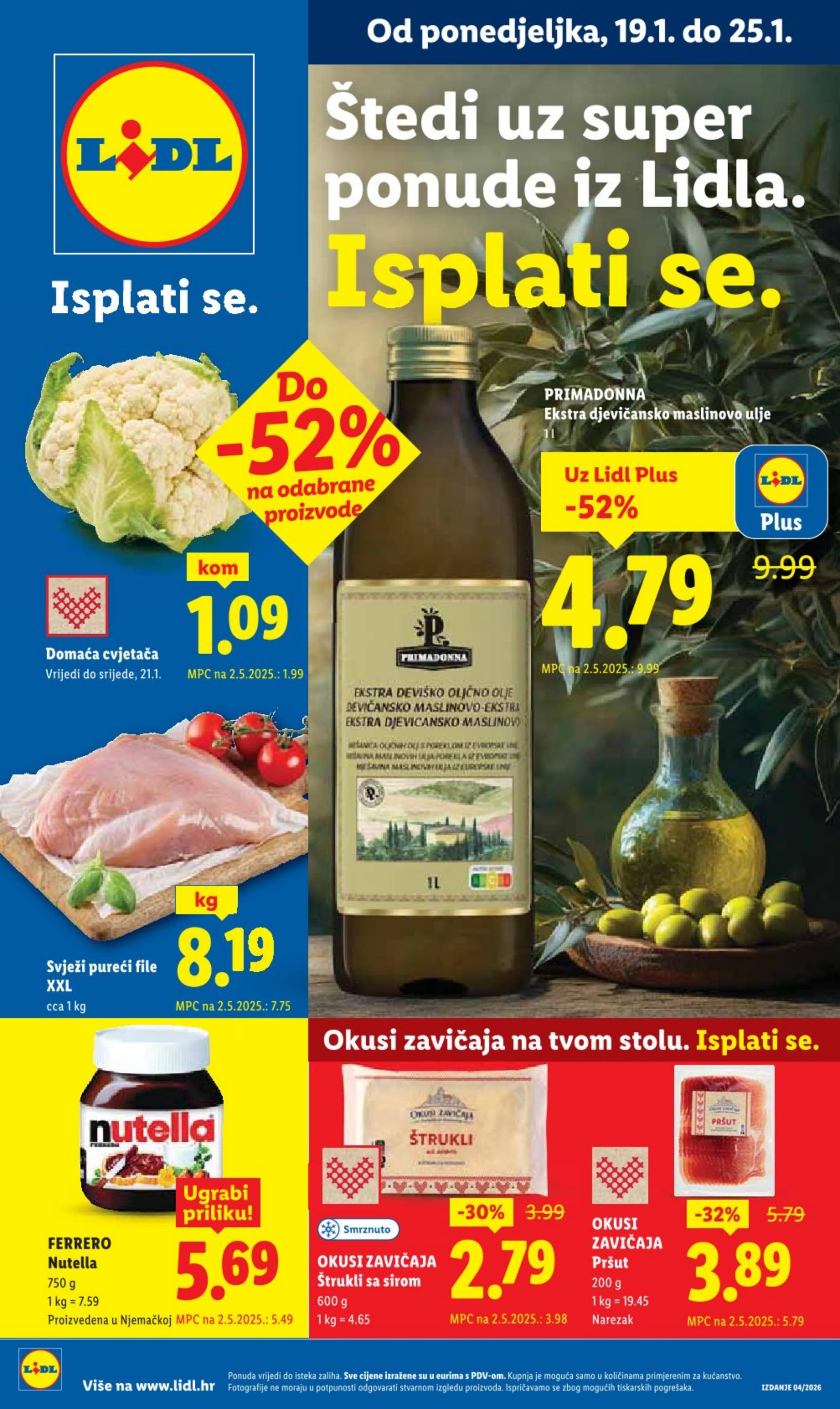 Stranica 1. Lidl kataloga - Prehrana