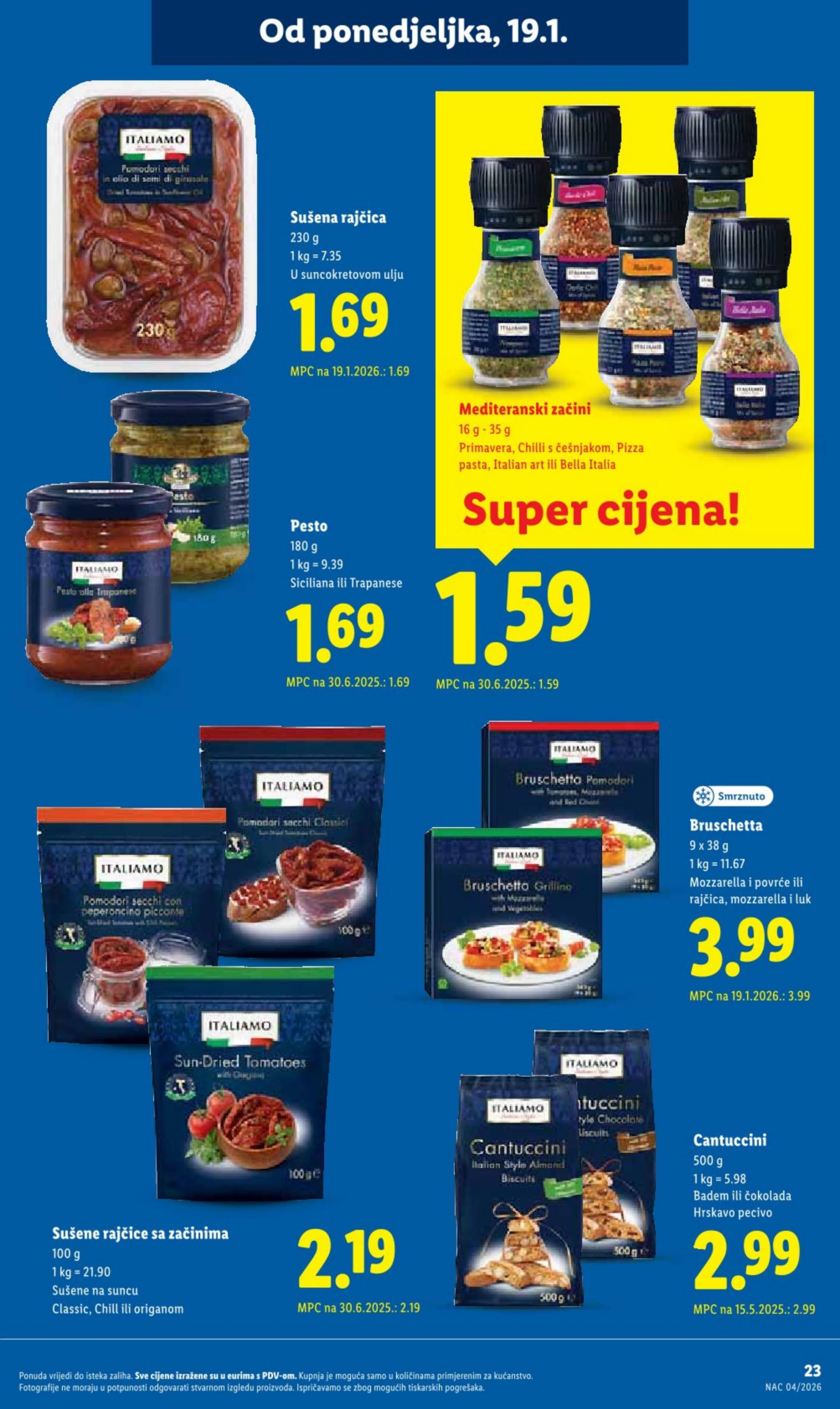 Stranica 23. Lidl kataloga - Prehrana