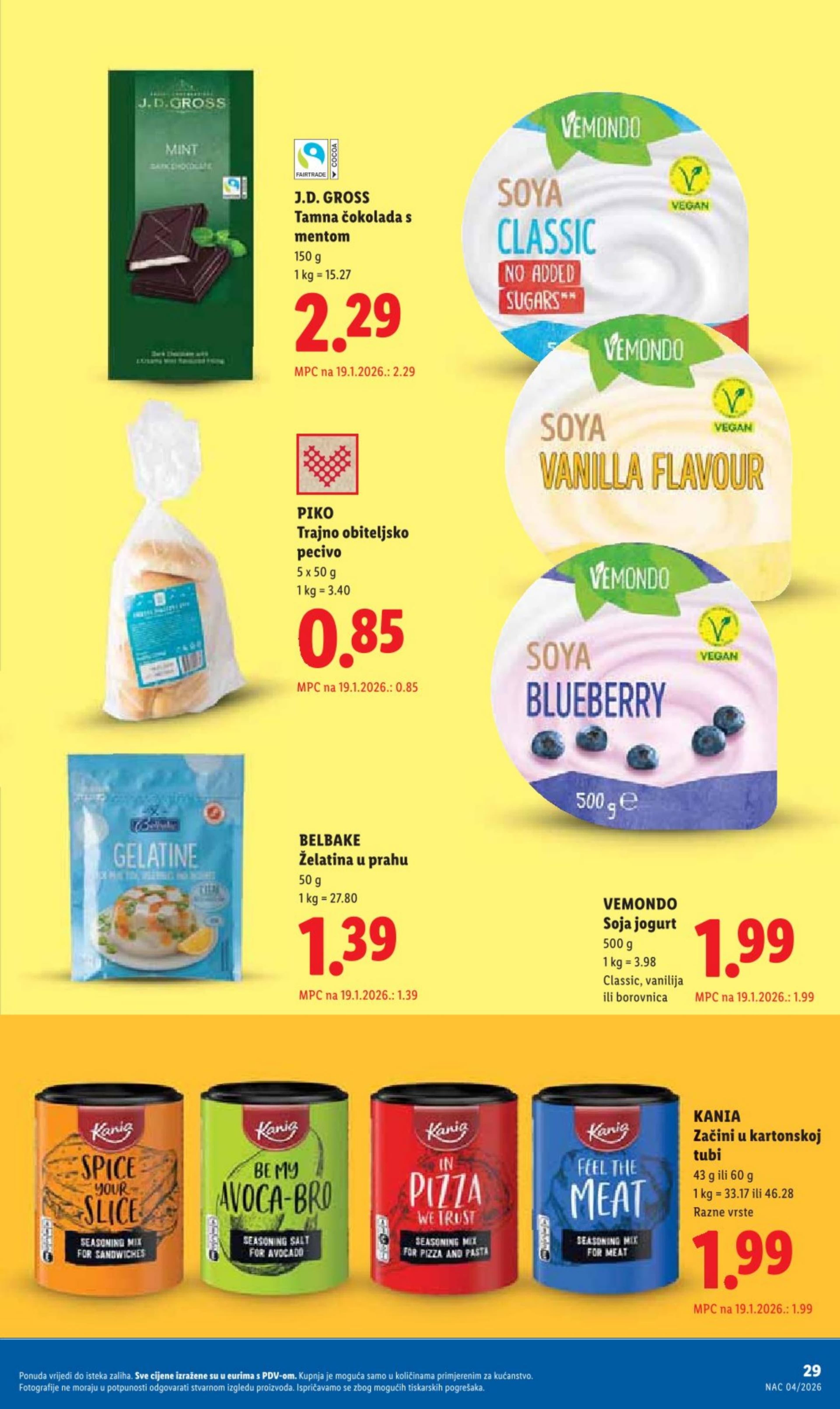 Stranica 29. Lidl kataloga - Prehrana