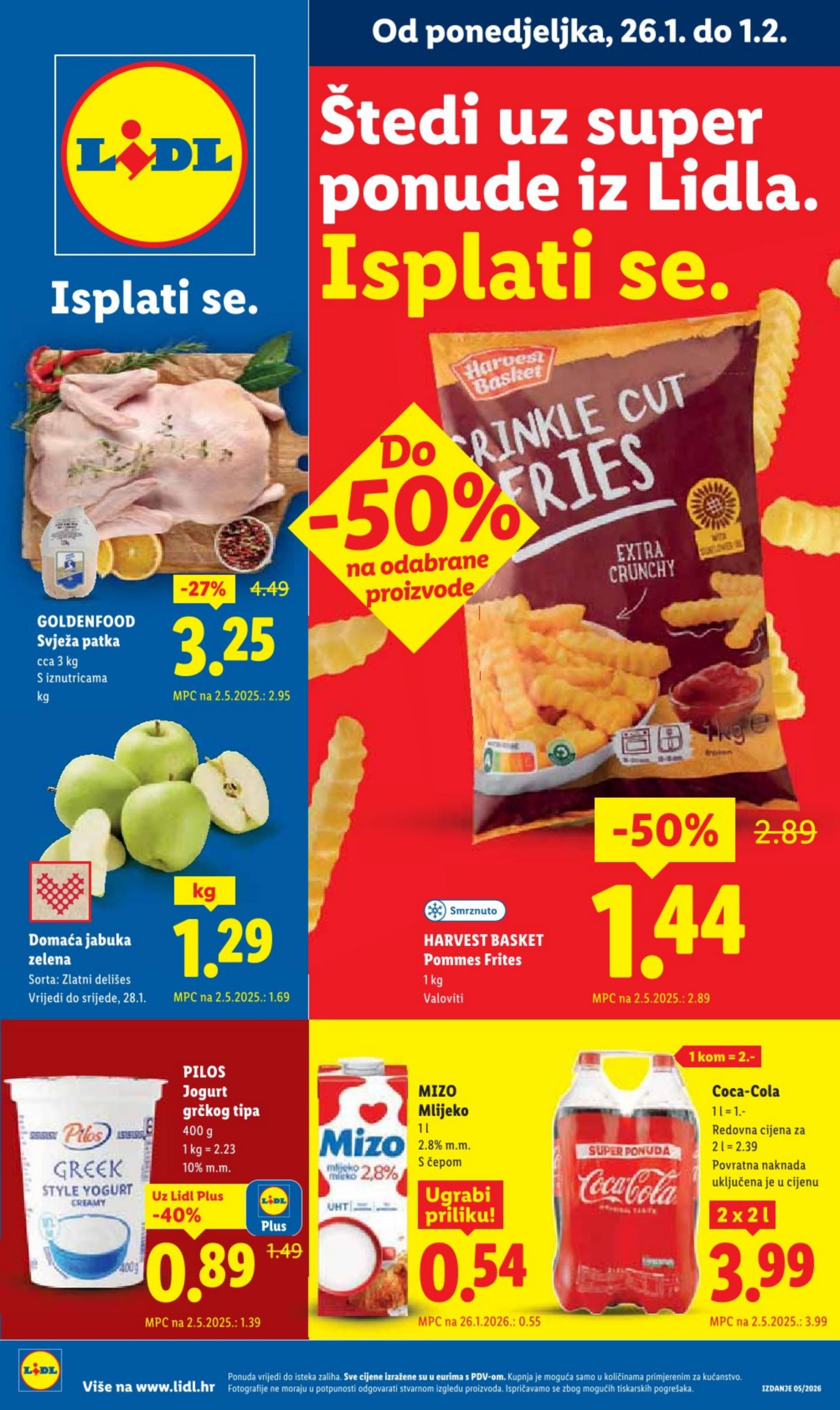 Stranica 1. Lidl kataloga - Prehrana Akcija