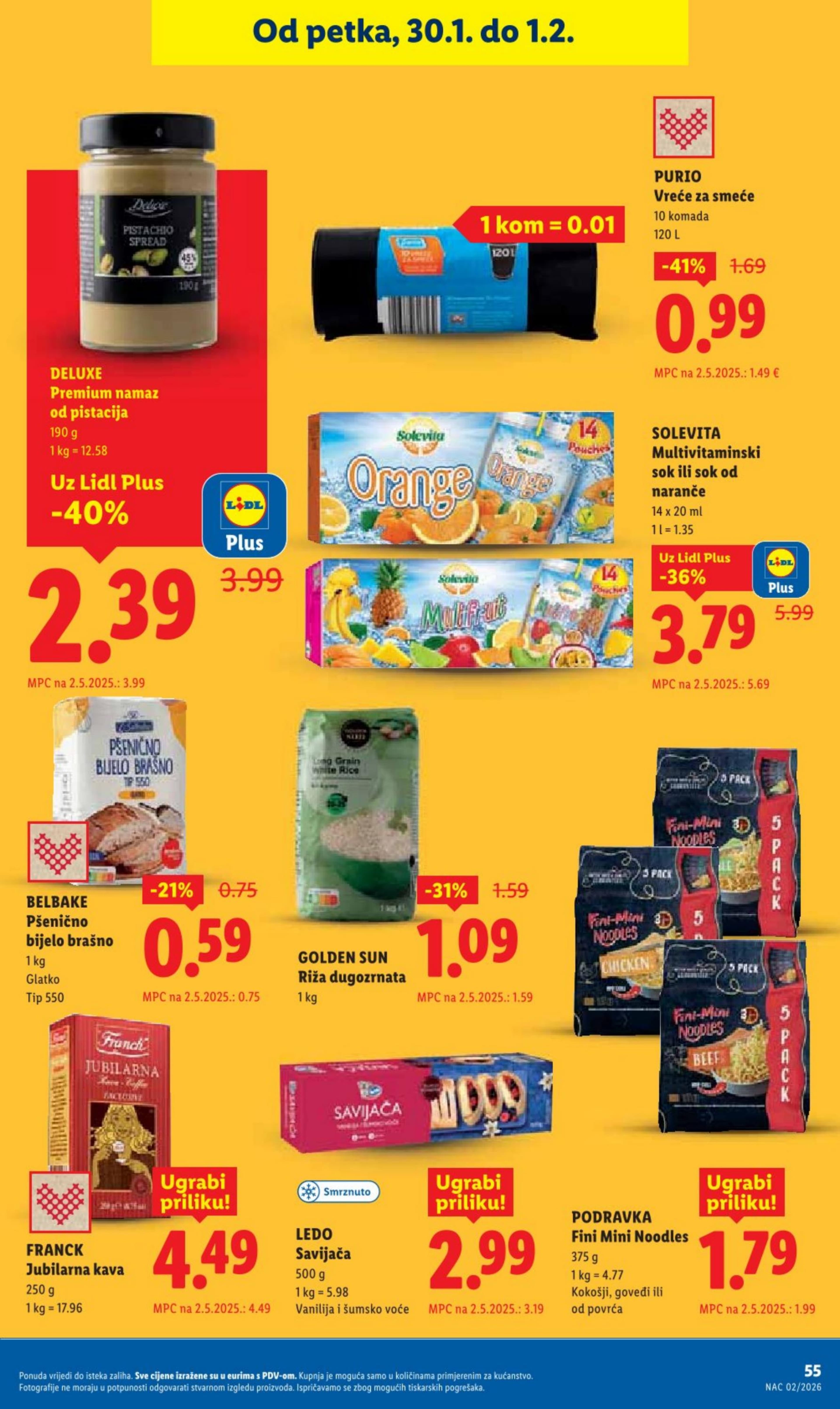 Stranica 33. Lidl kataloga - Prehrana Akcija