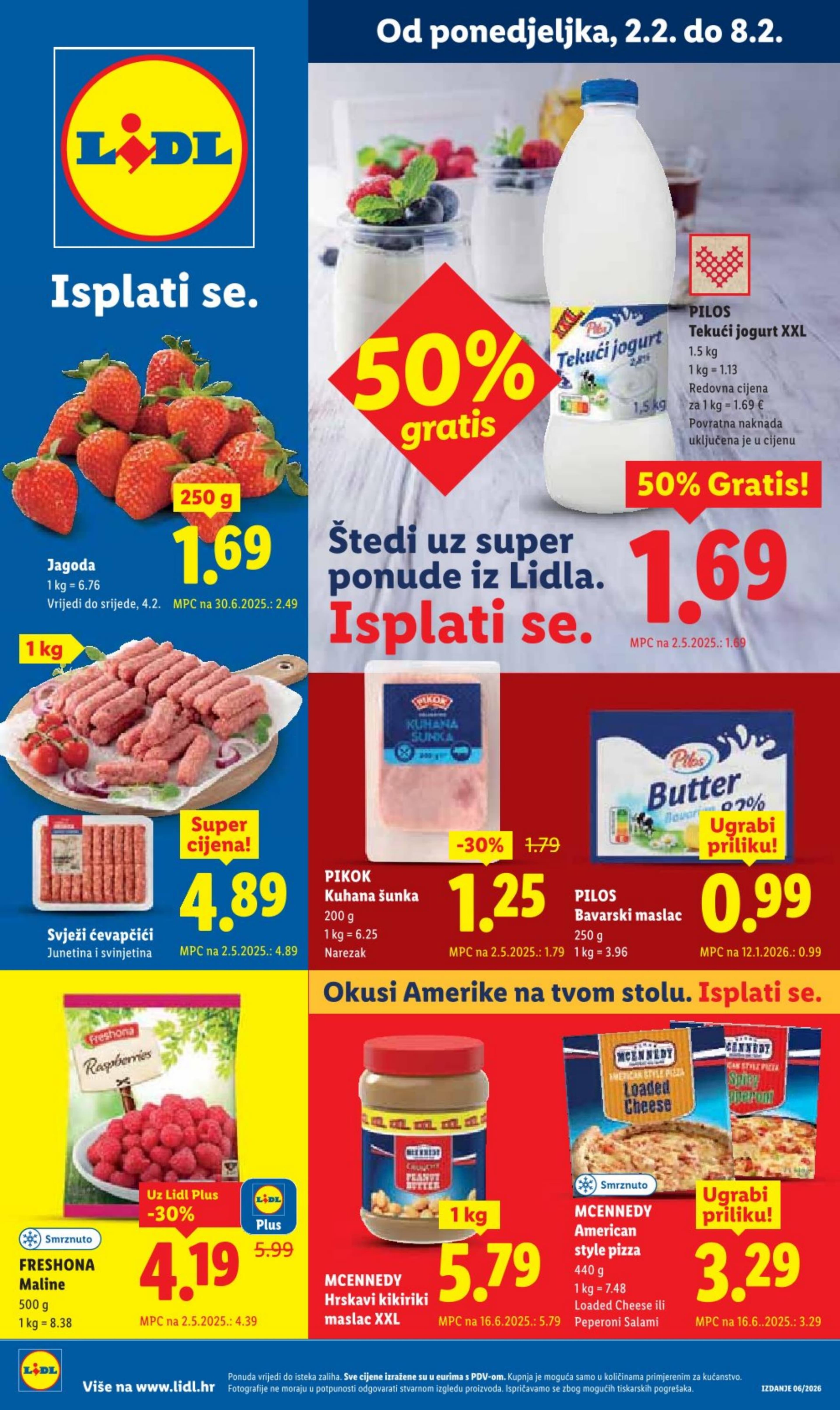 Stranica 1. Lidl kataloga - Prehrana Tjedna Akcija