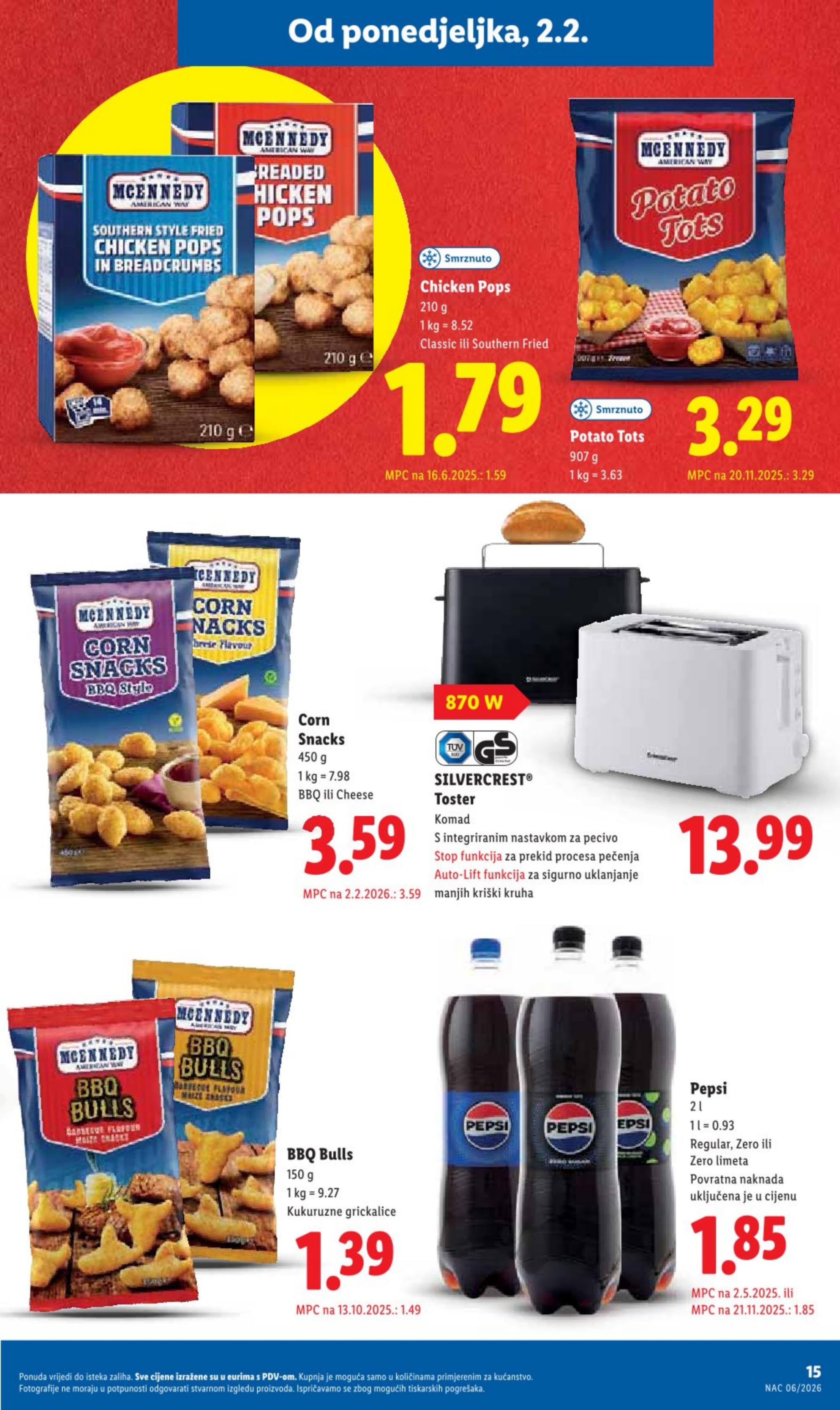 Stranica 15. Lidl kataloga - Prehrana Tjedna Akcija