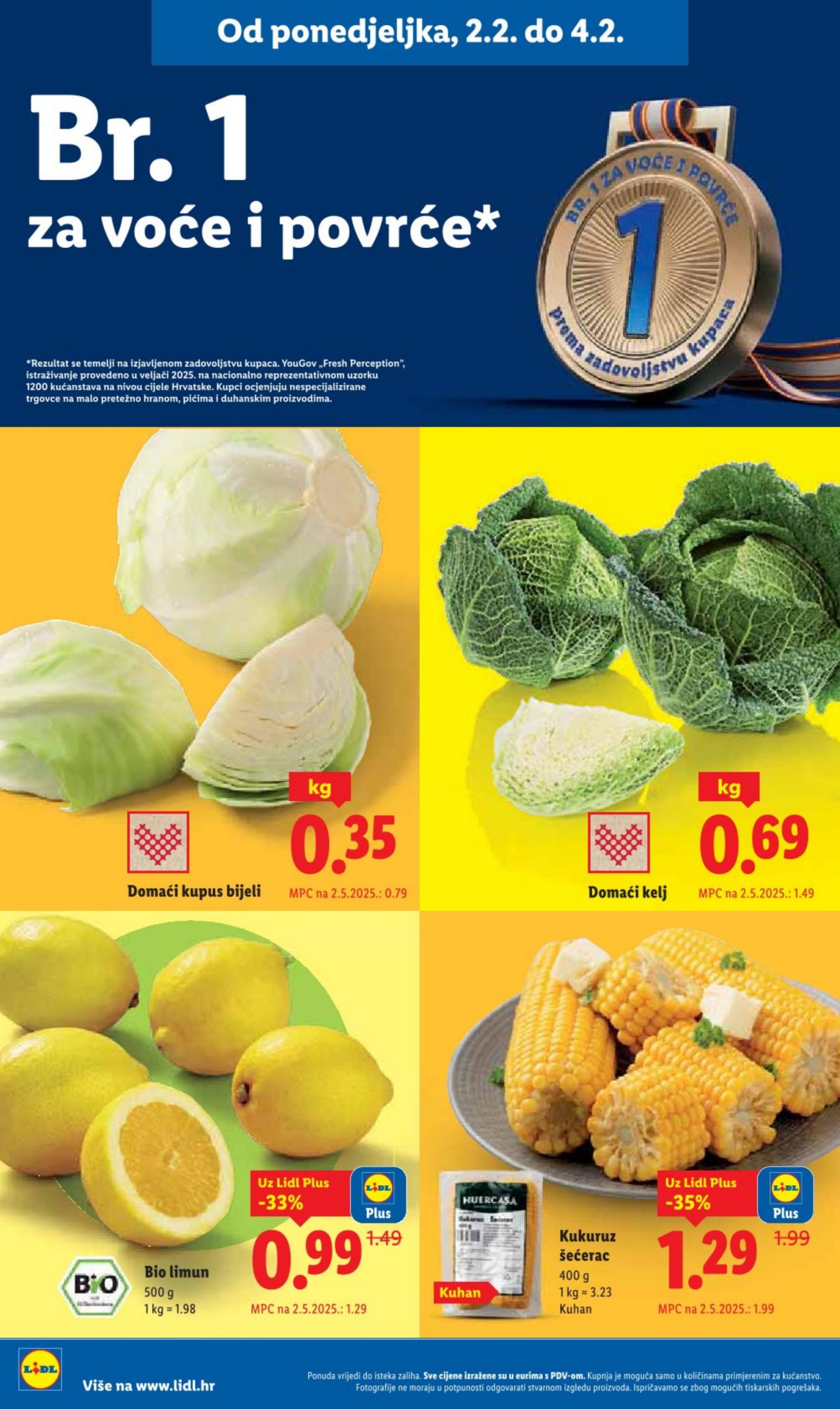 Stranica 2. Lidl kataloga - Prehrana Tjedna Akcija