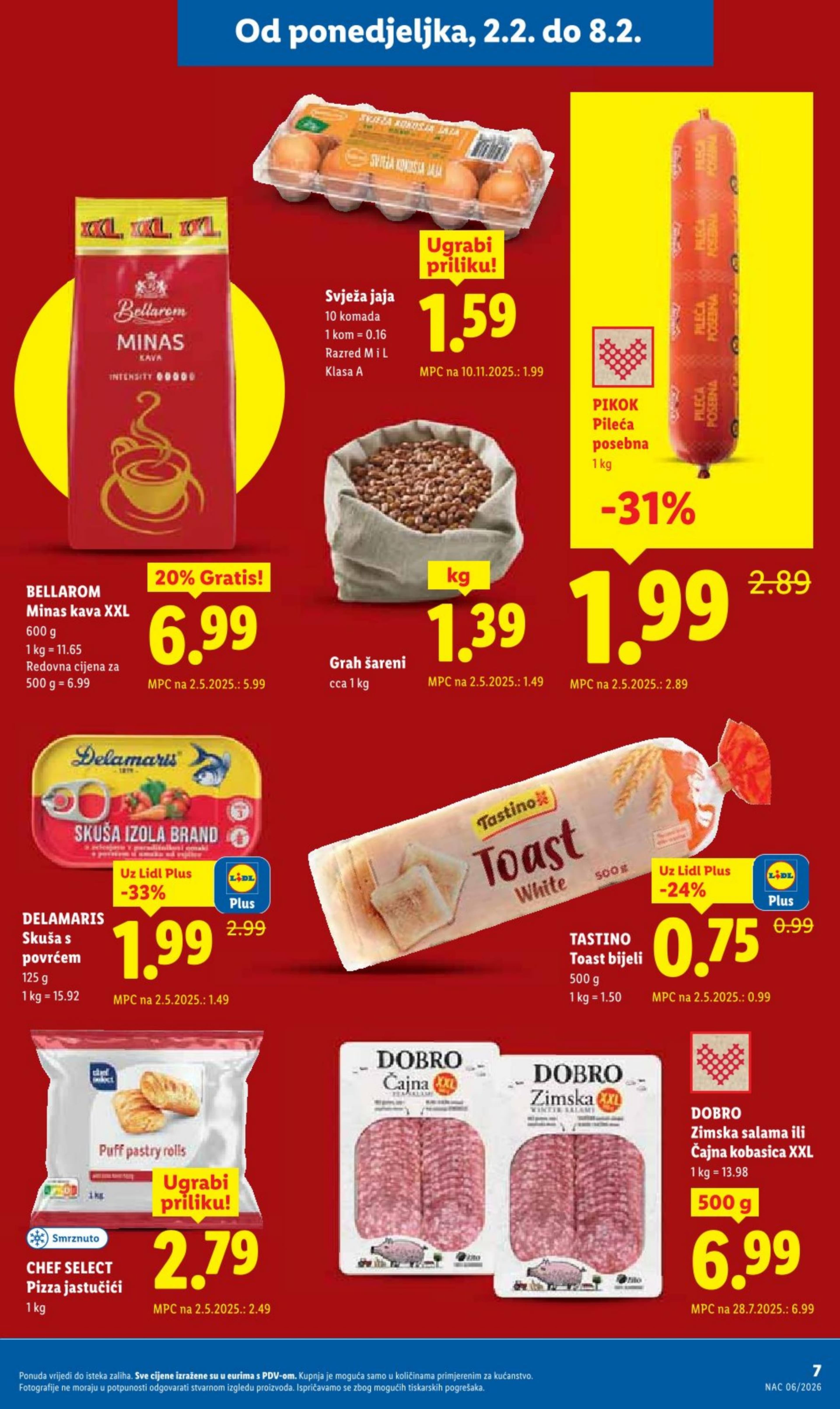 Stranica 7. Lidl kataloga - Prehrana Tjedna Akcija