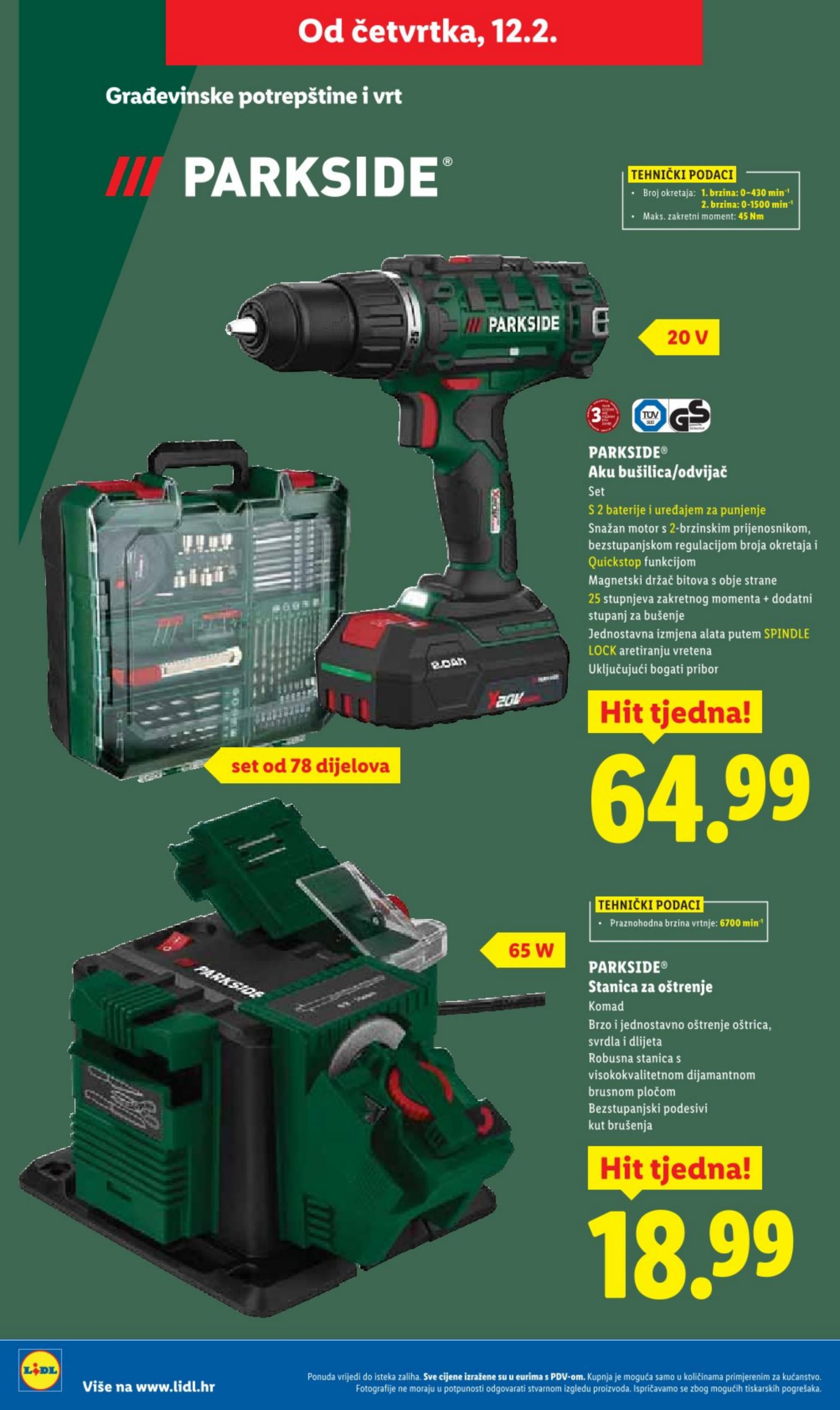 Stranica 12. Lidl kataloga - Tjedna Akcija Neprehrana