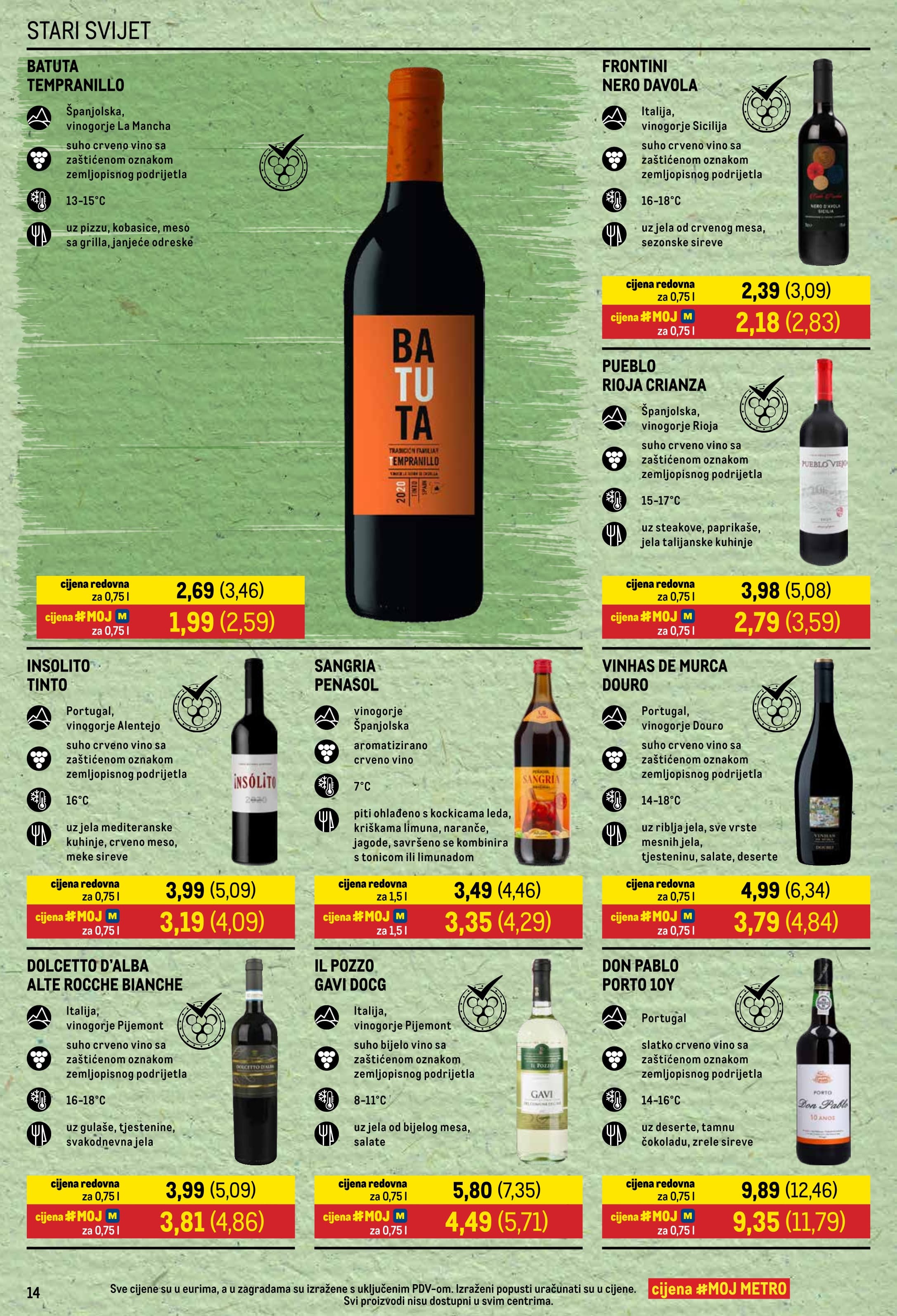Page from catalog: Vino