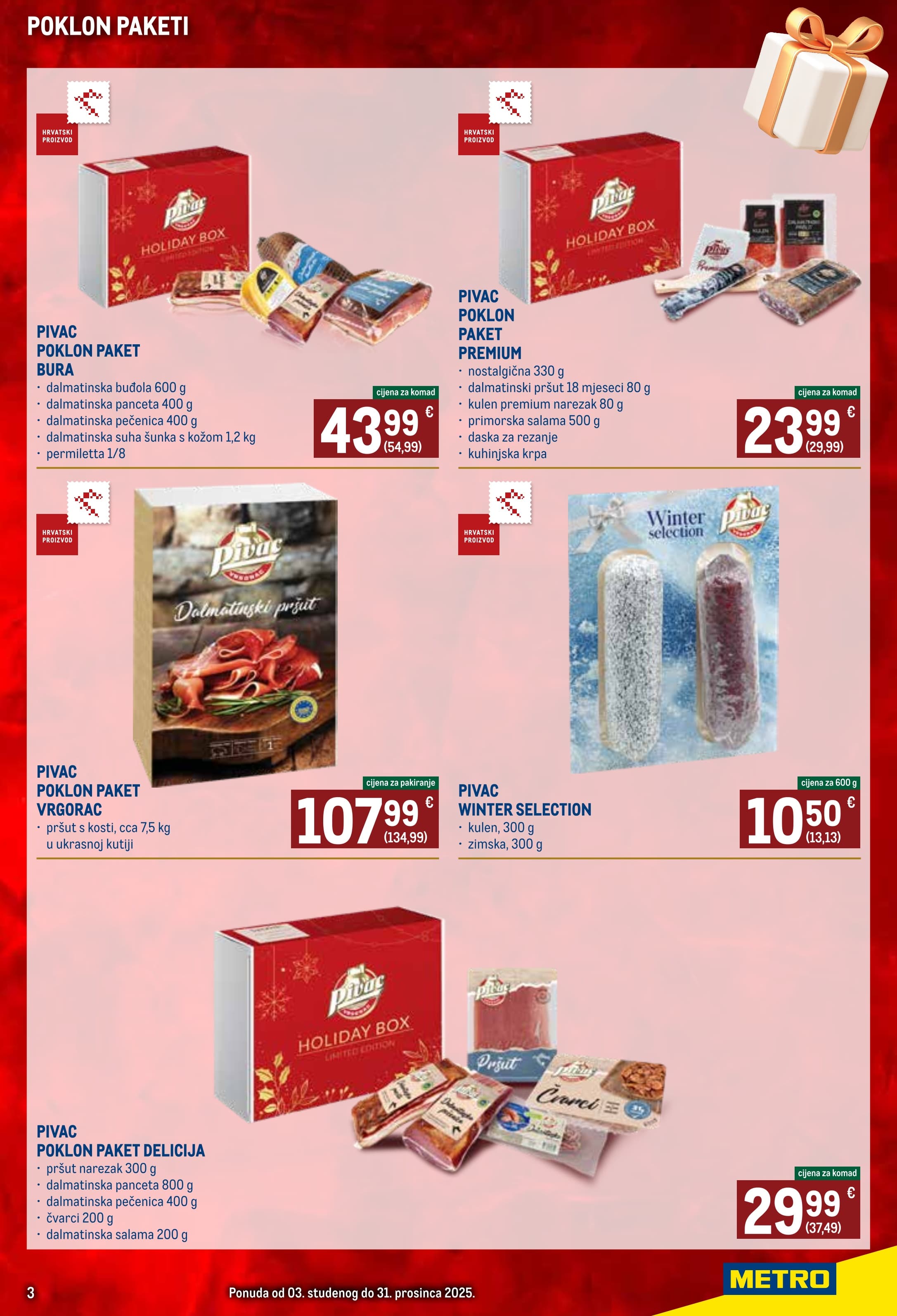 Page from catalog: Poklon paketi