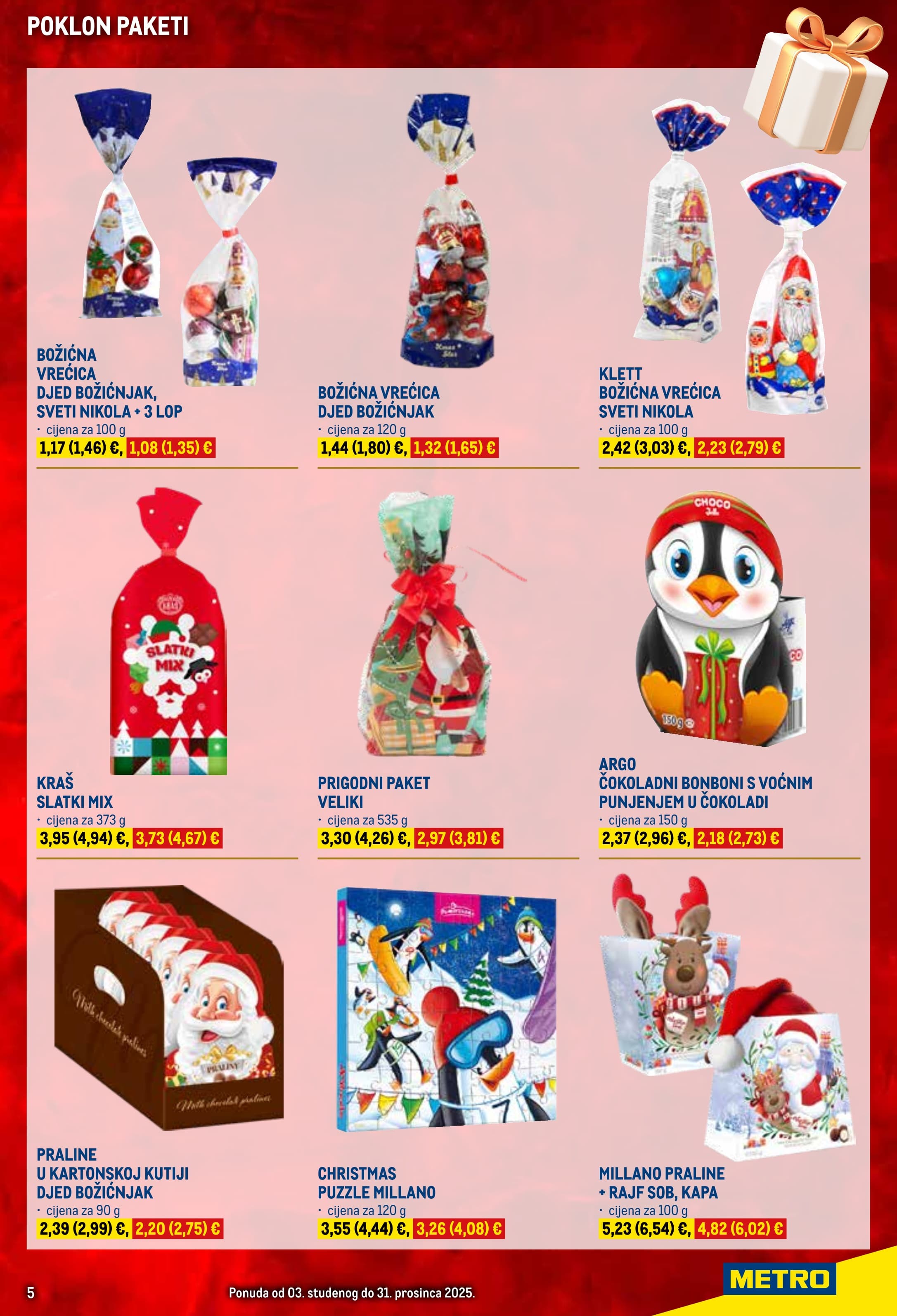 Page from catalog: Poklon paketi