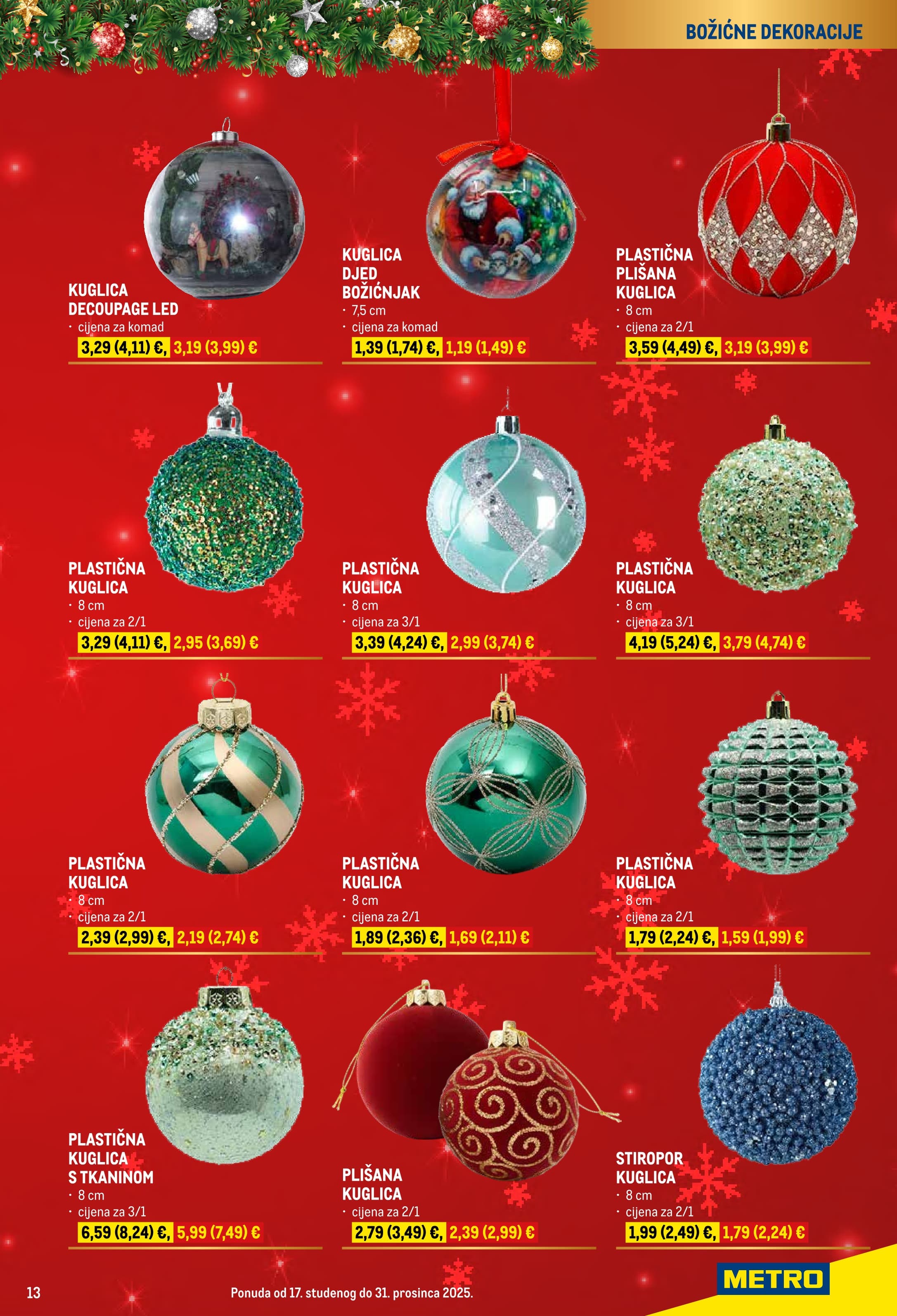 Stranica 13. Metro kataloga - Akcije od 17.11. do 31.12.2025.