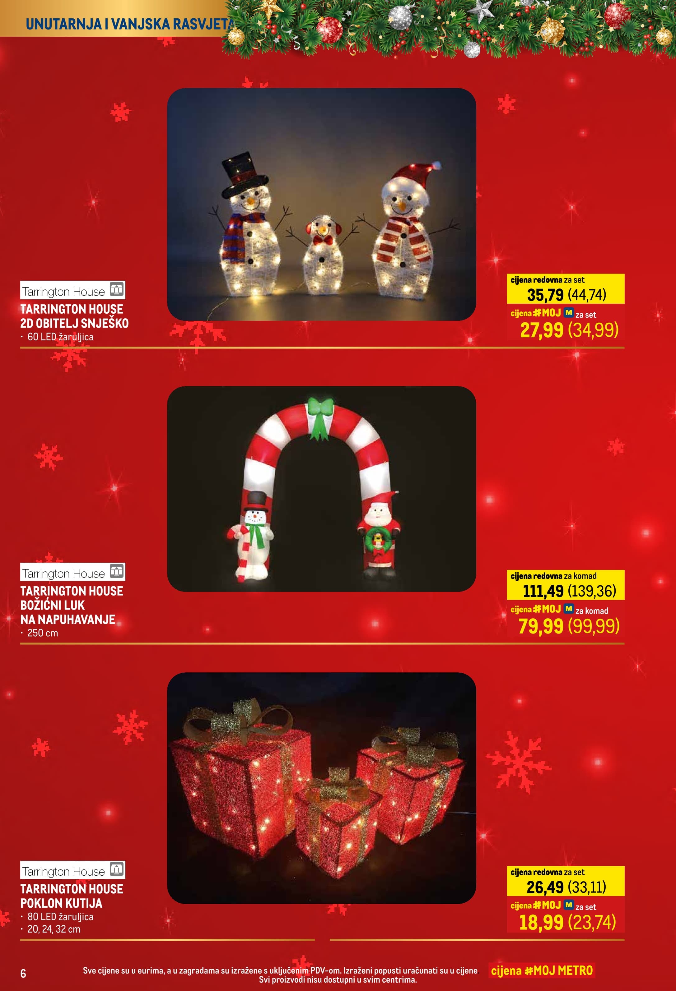 Page from catalog: Božićni katalog