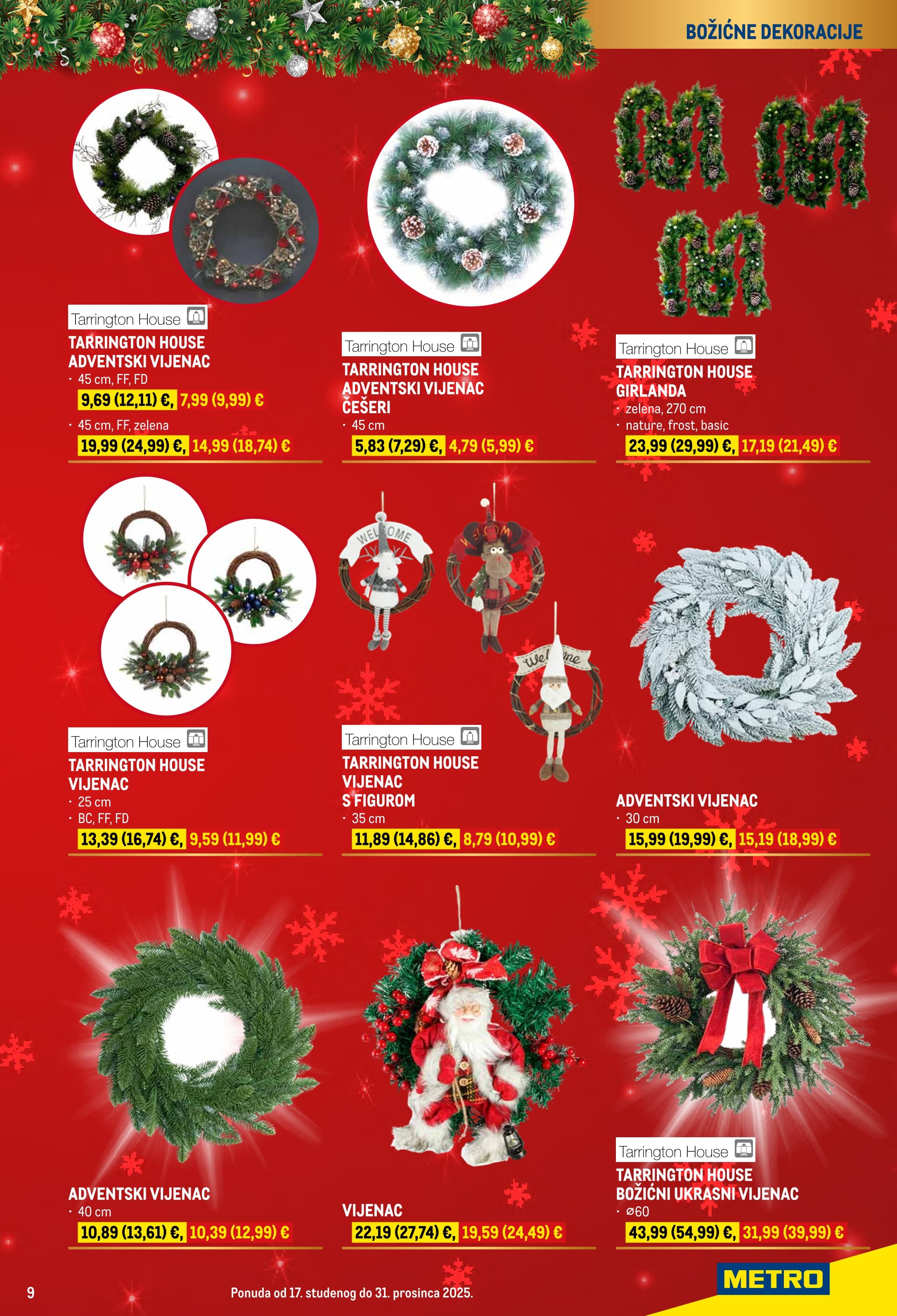 Page from catalog: Božićni katalog