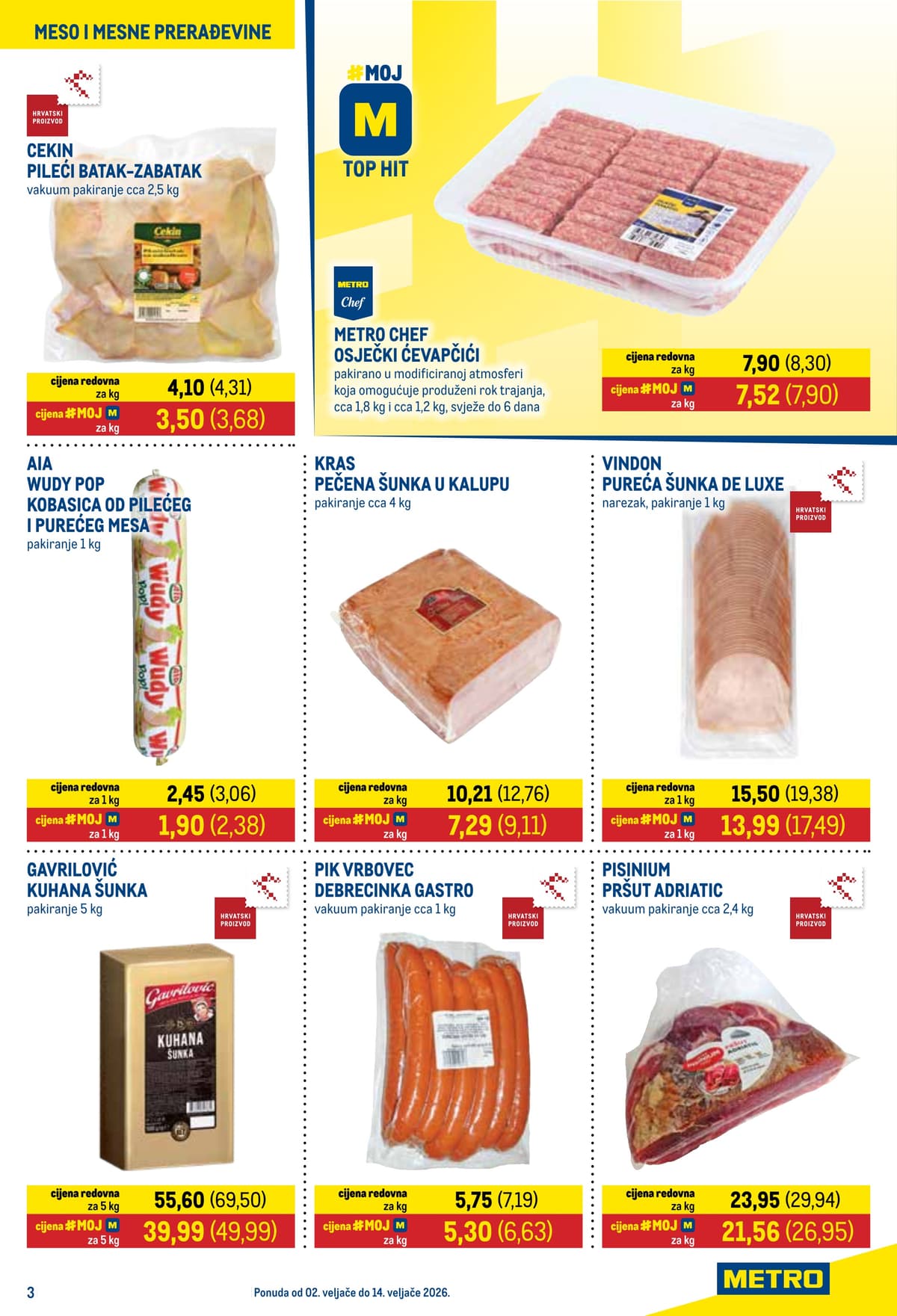 Stranica 3. Metro kataloga - Prehrana i Neprehrana