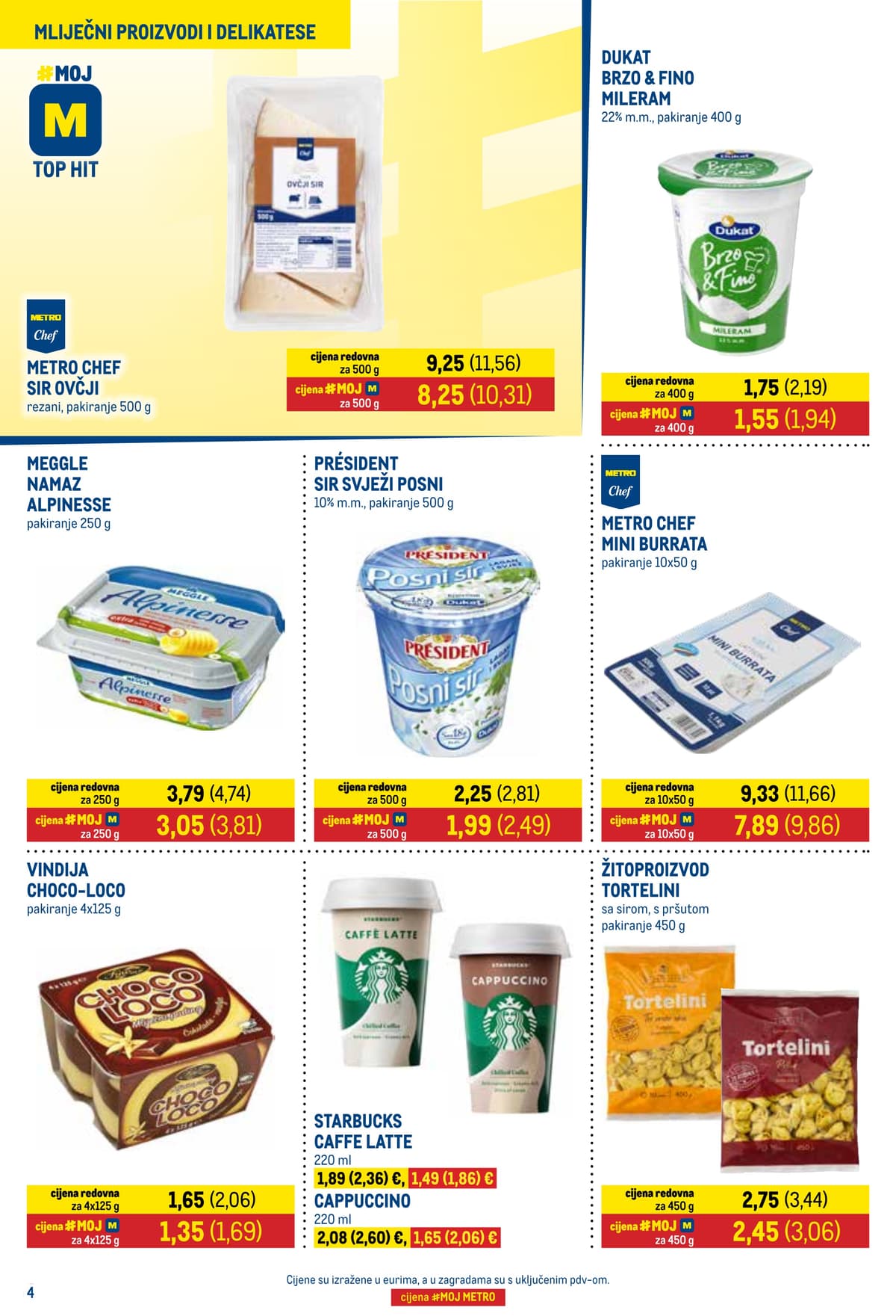 Stranica 4. Metro kataloga - Prehrana i Neprehrana