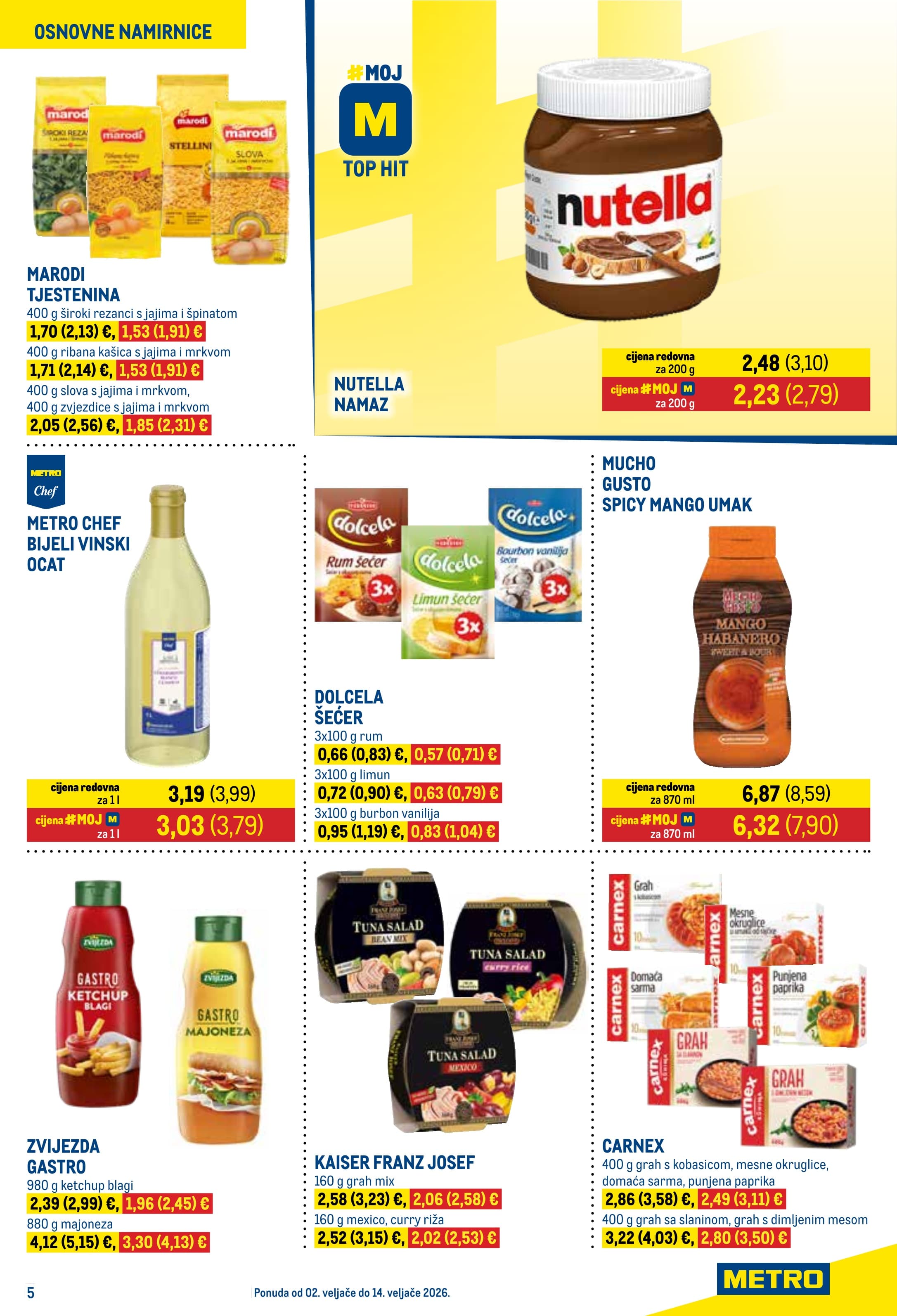 Stranica 5. Metro kataloga - Prehrana i Neprehrana