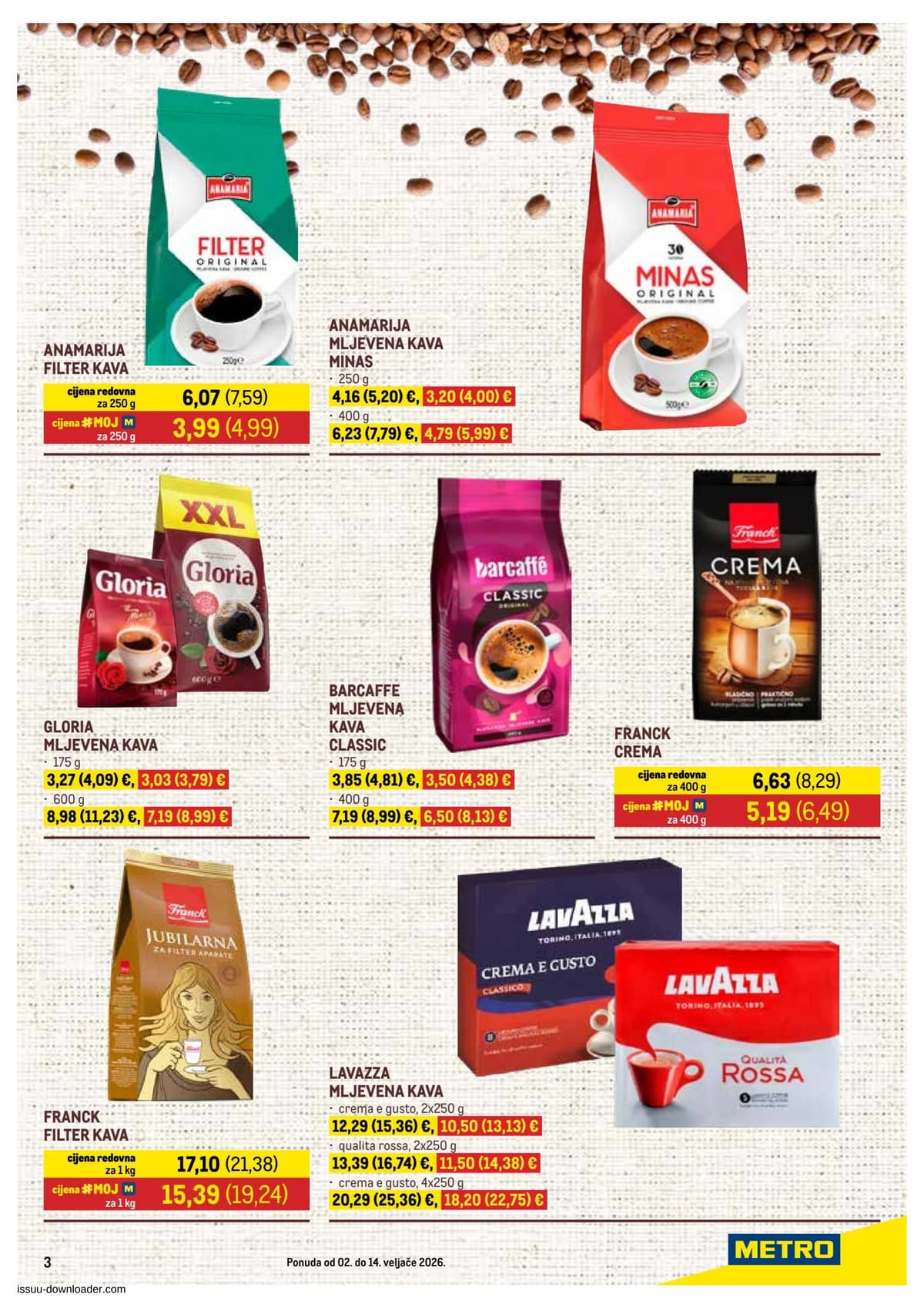 Stranica 3. Metro kataloga - Kava