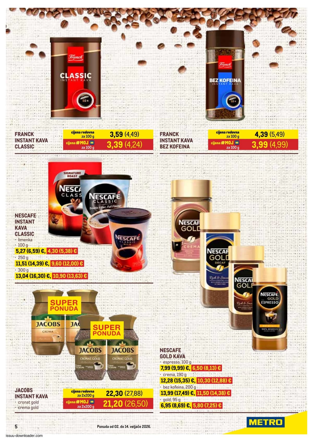 Stranica 5. Metro kataloga - Kava