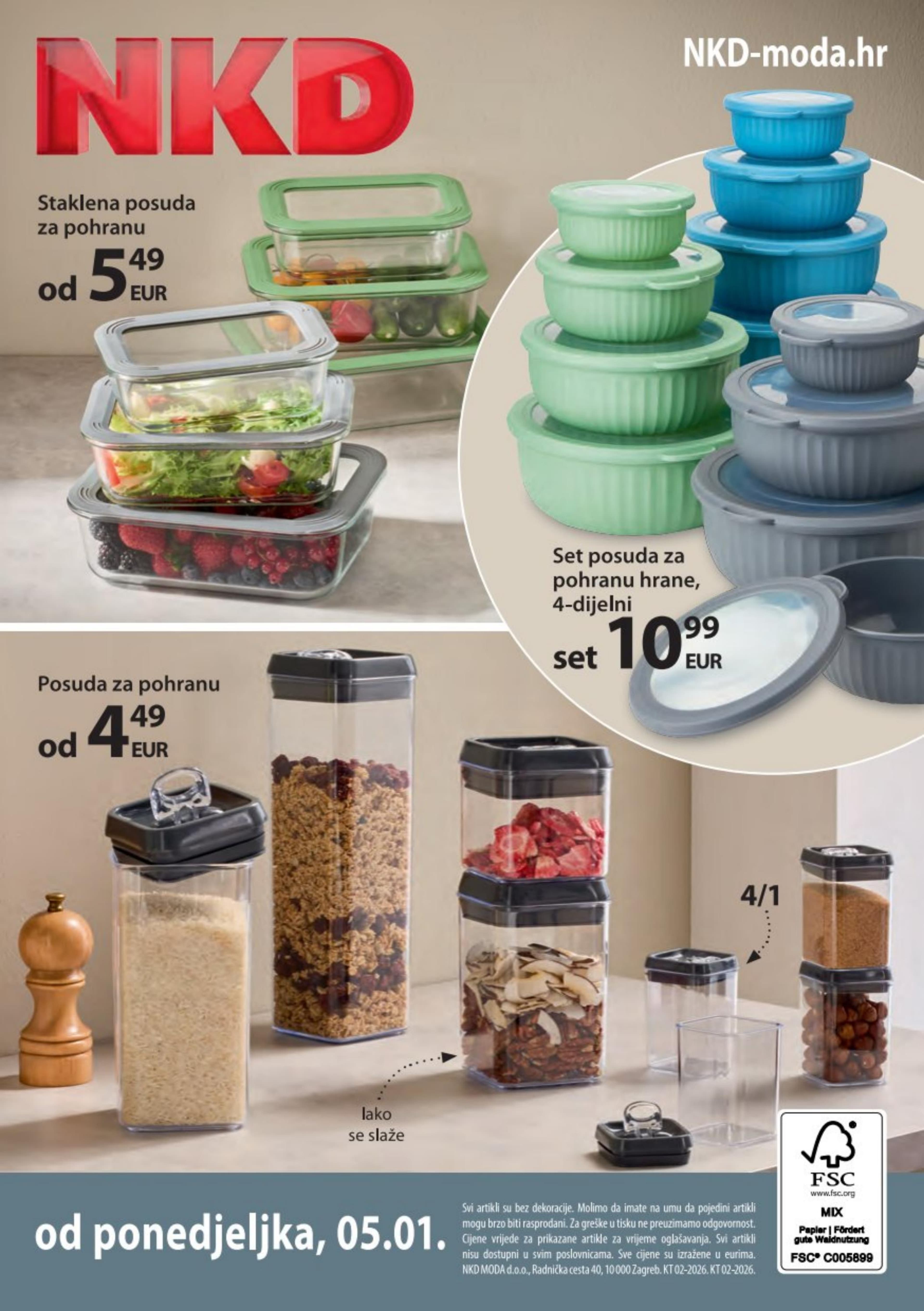 Page from catalog: Praktični kuhinjski pribor