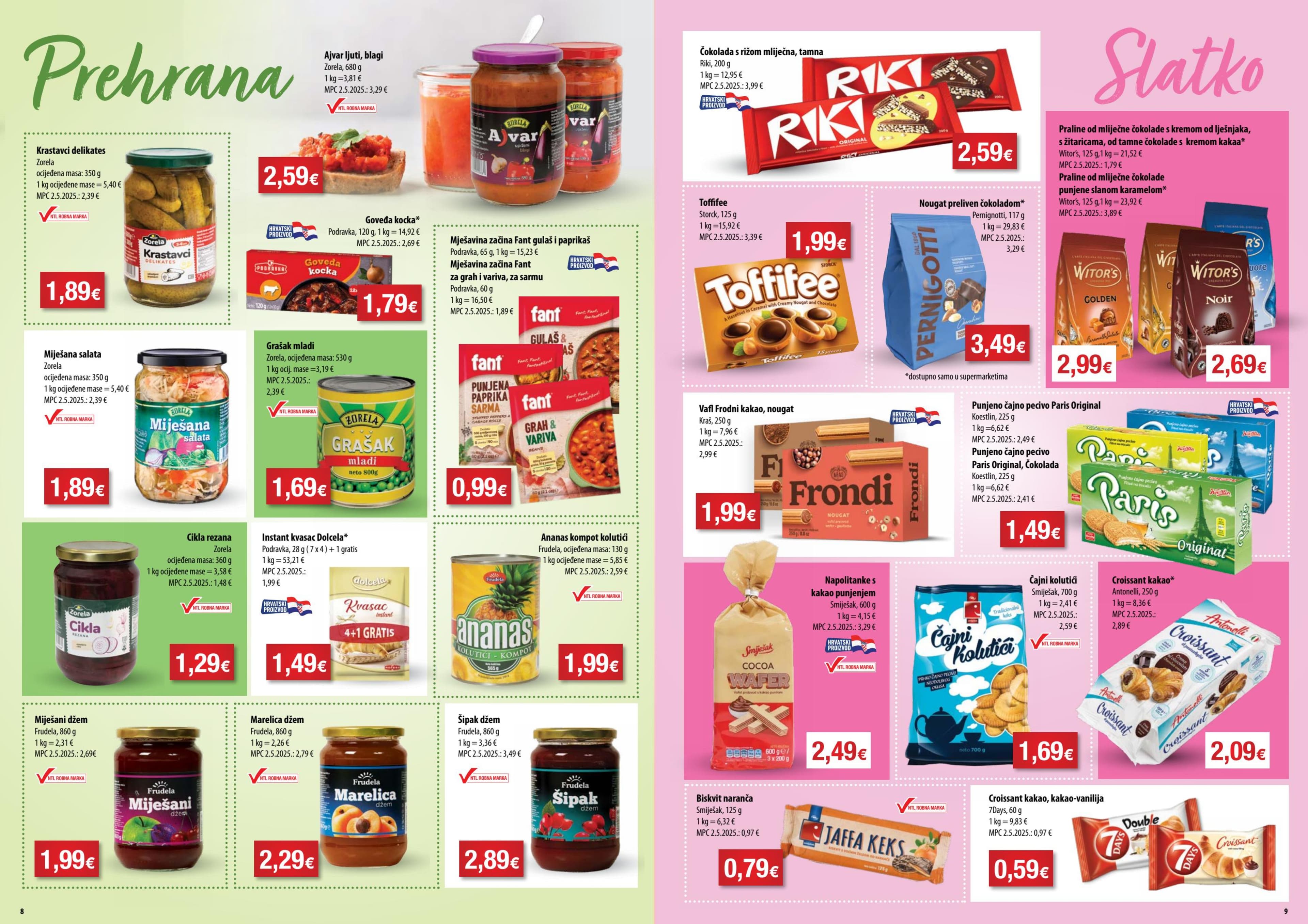 Page from catalog: Akcijska ponuda