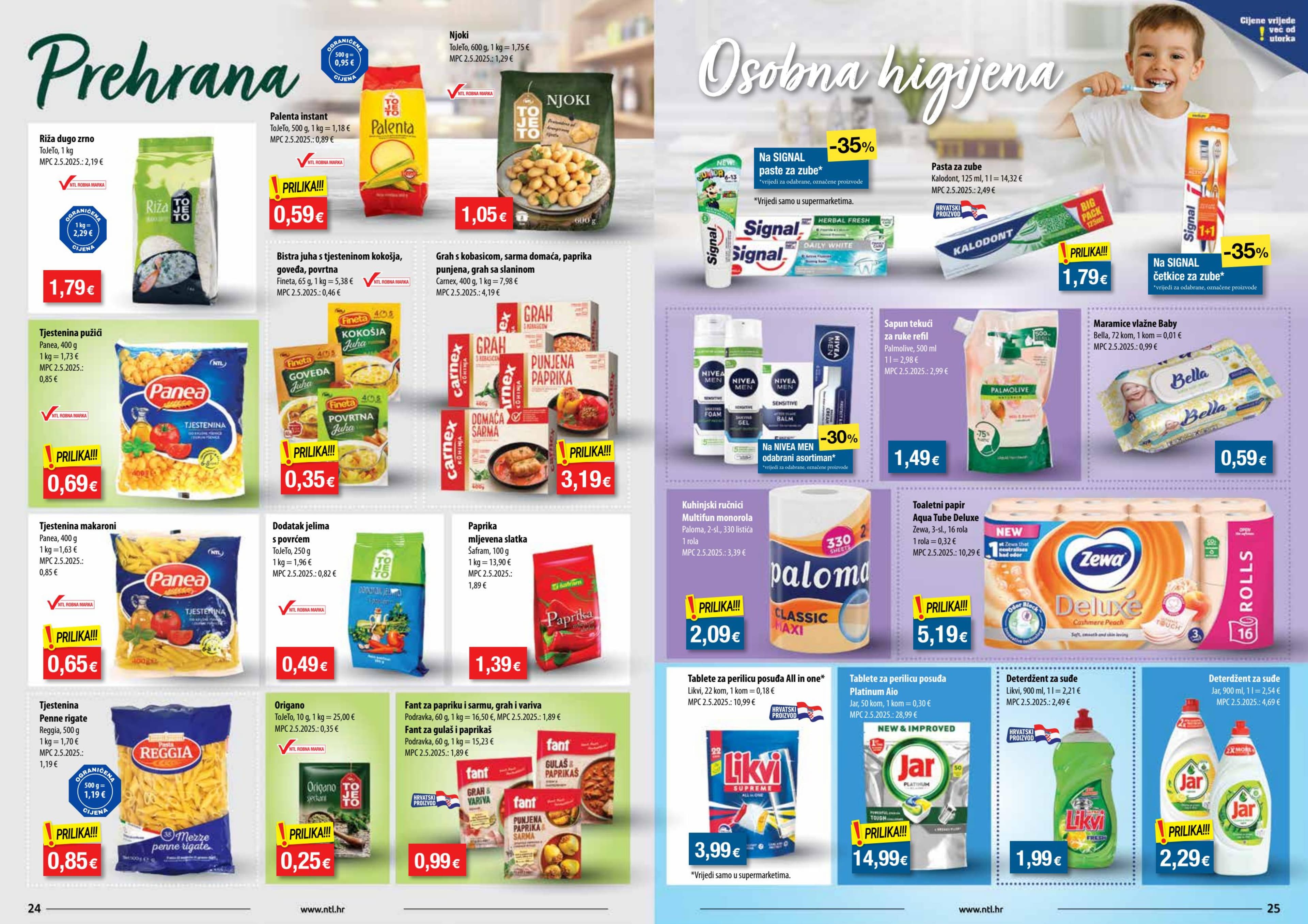 Page from catalog: Akcijska ponuda