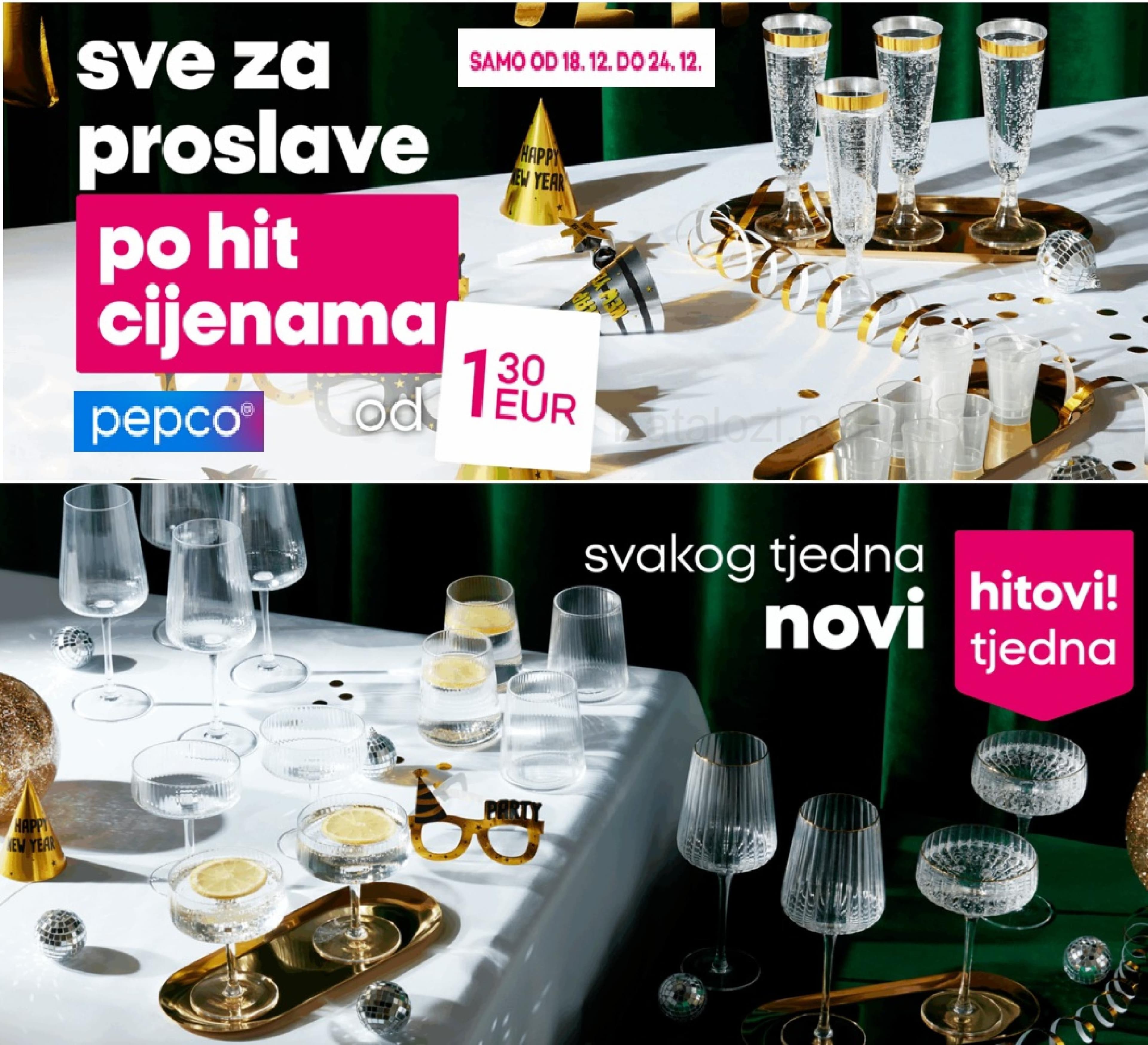 Stranica 1. Pepco kataloga - Akcije od 18.12. do 24.12.2025.