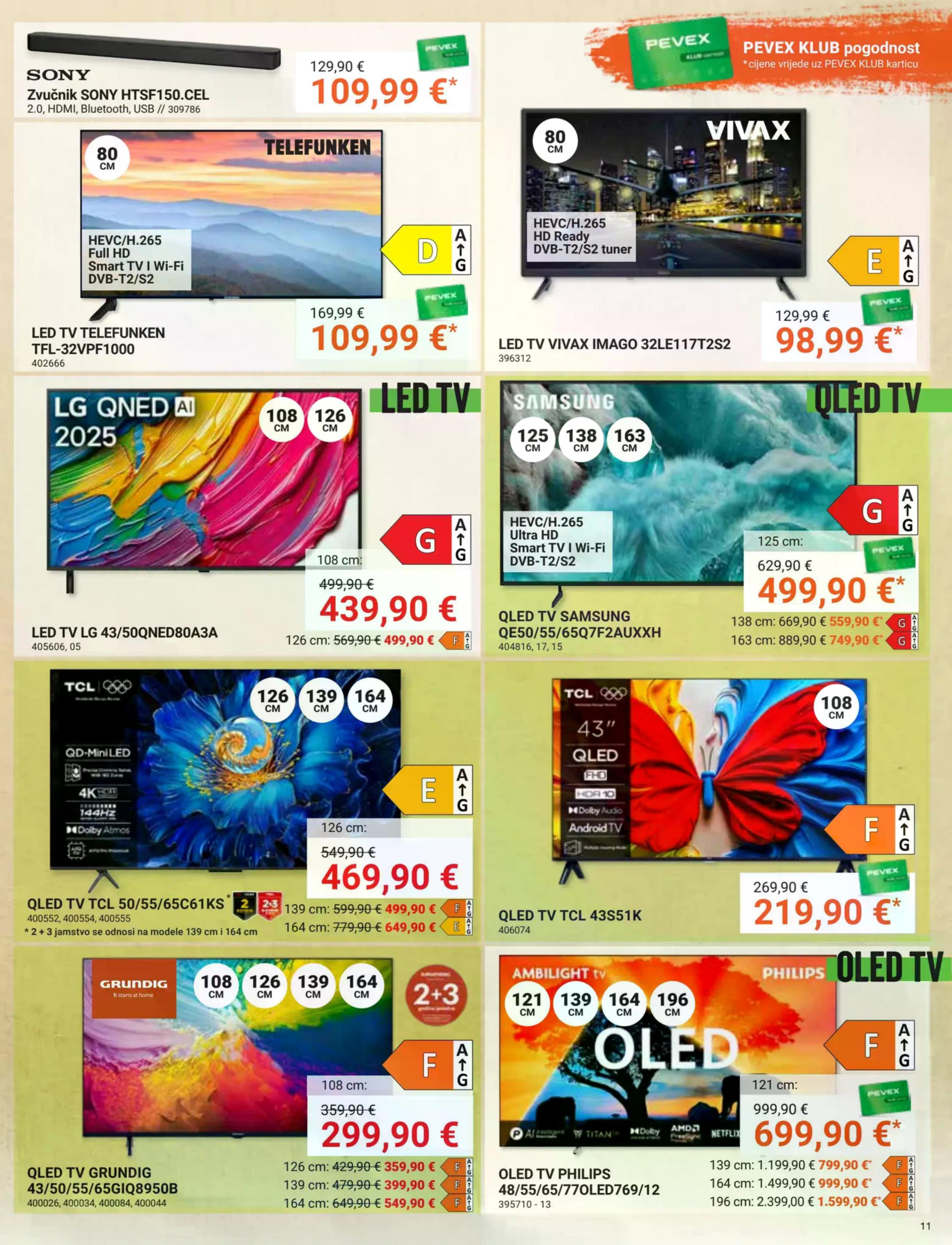 Stranica 11. Pevex kataloga - Akcije od 25.09. do 20.10.2025.