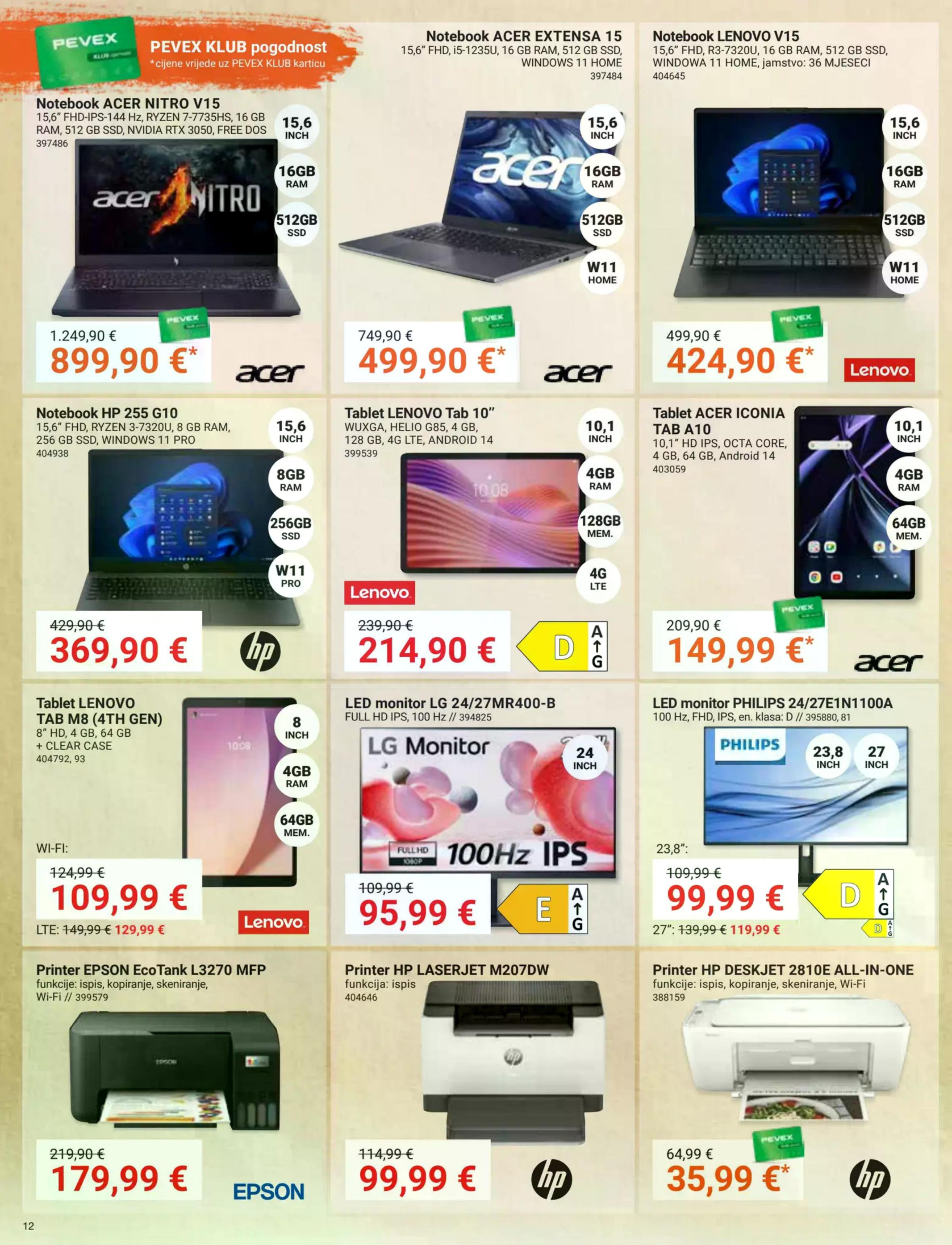 Stranica 12. Pevex kataloga - Akcije od 25.09. do 20.10.2025.