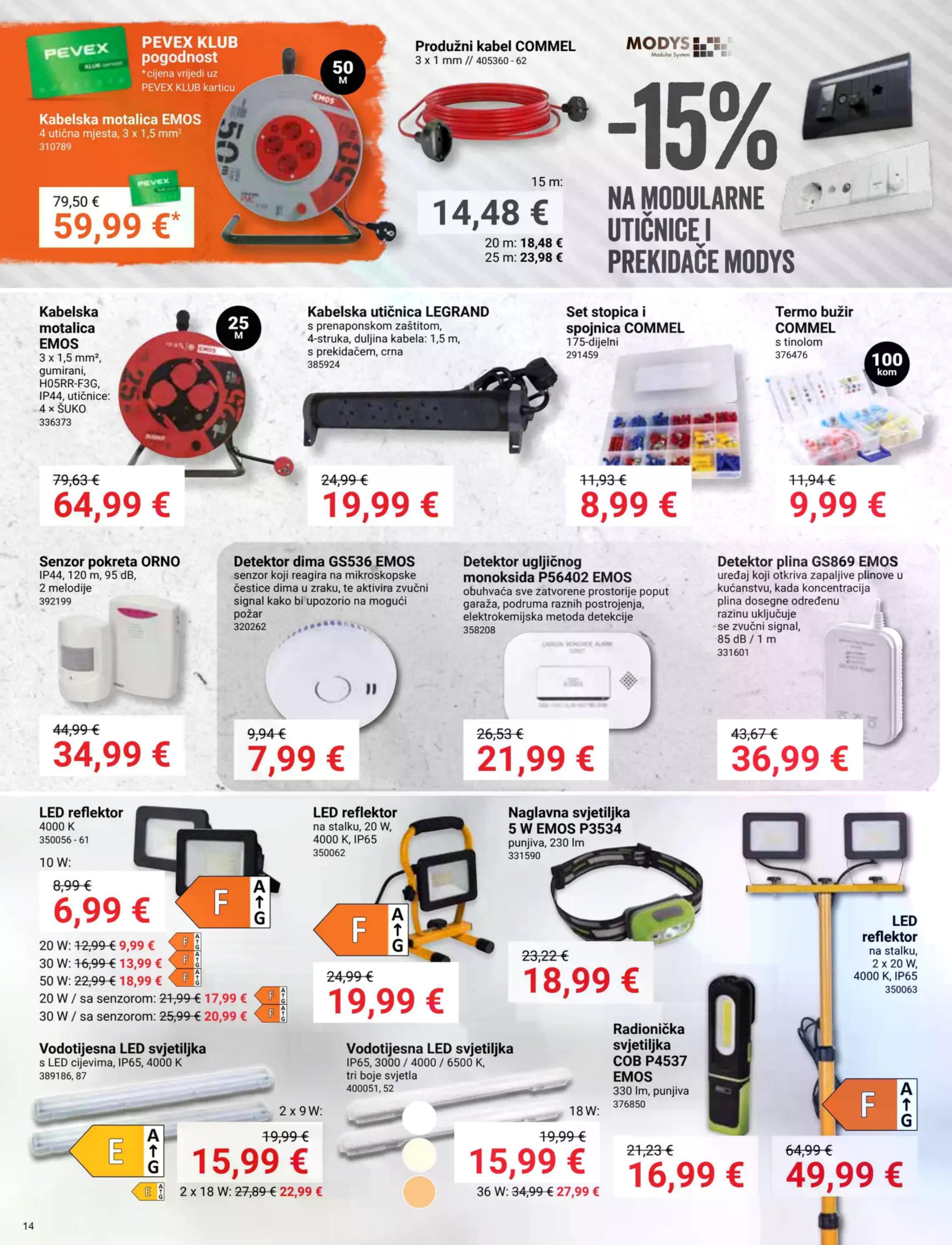 Stranica 14. Pevex kataloga - Akcije od 25.09. do 20.10.2025.