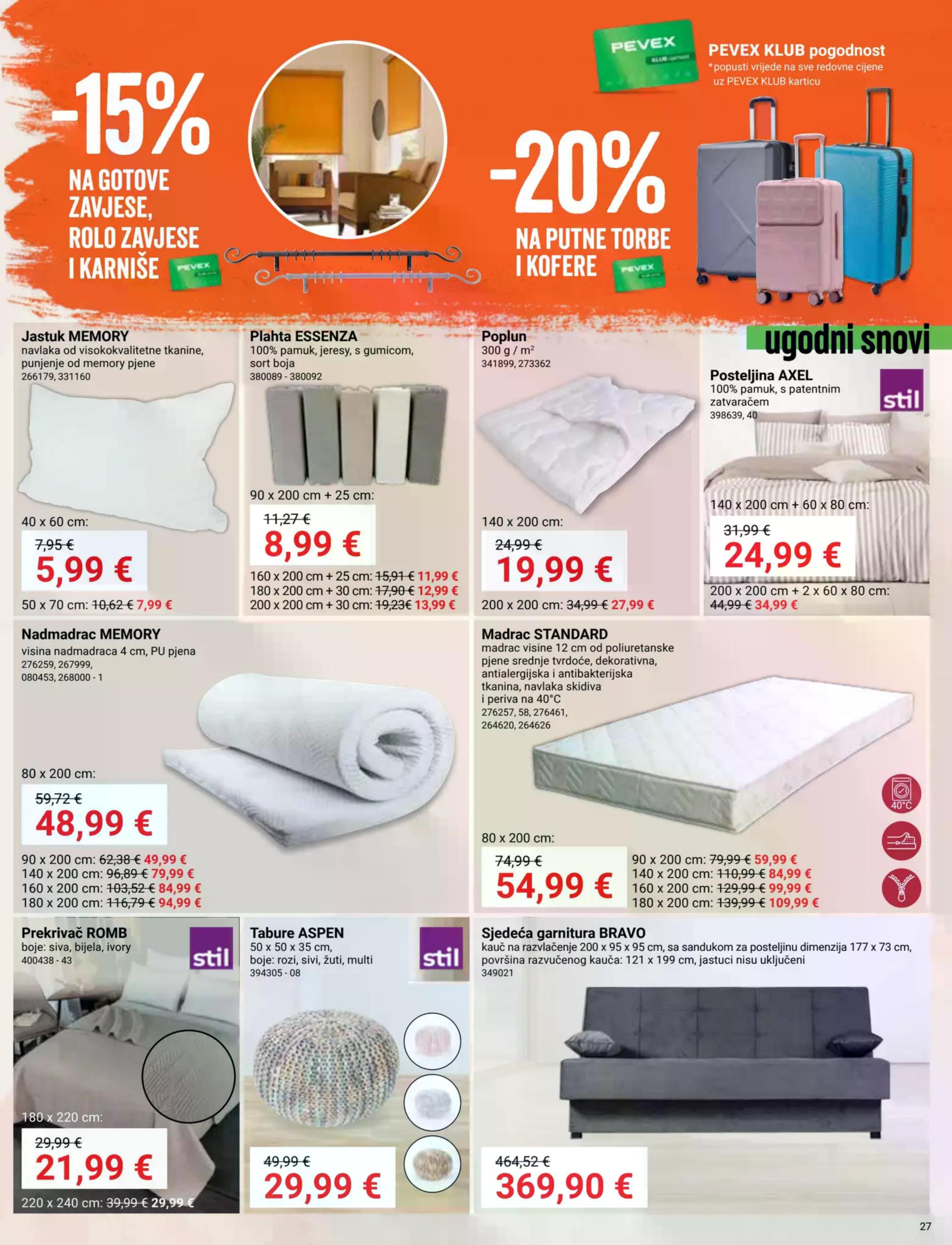 Stranica 27. Pevex kataloga - Akcije od 25.09. do 20.10.2025.