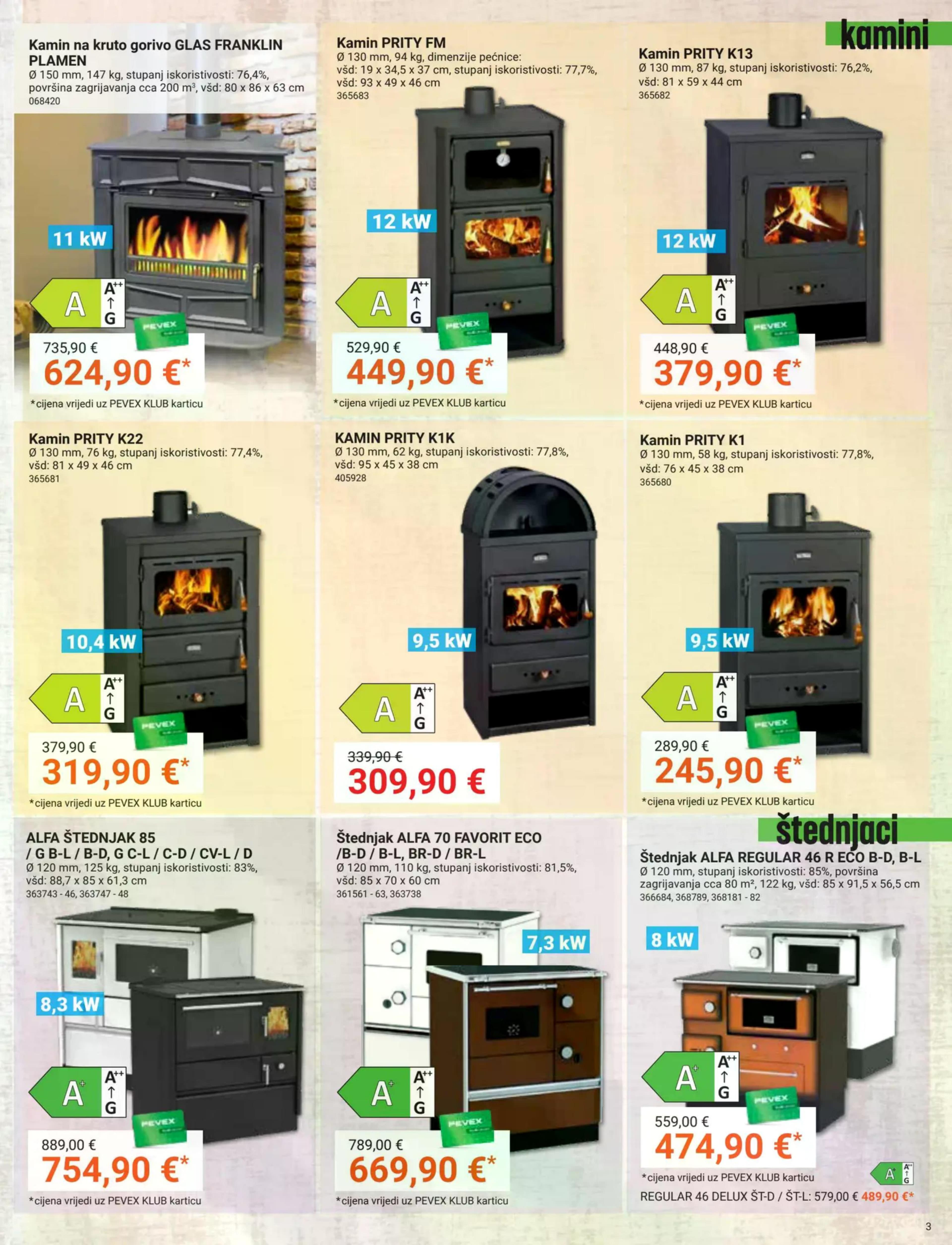 Stranica 3. Pevex kataloga - Akcije od 25.09. do 20.10.2025.