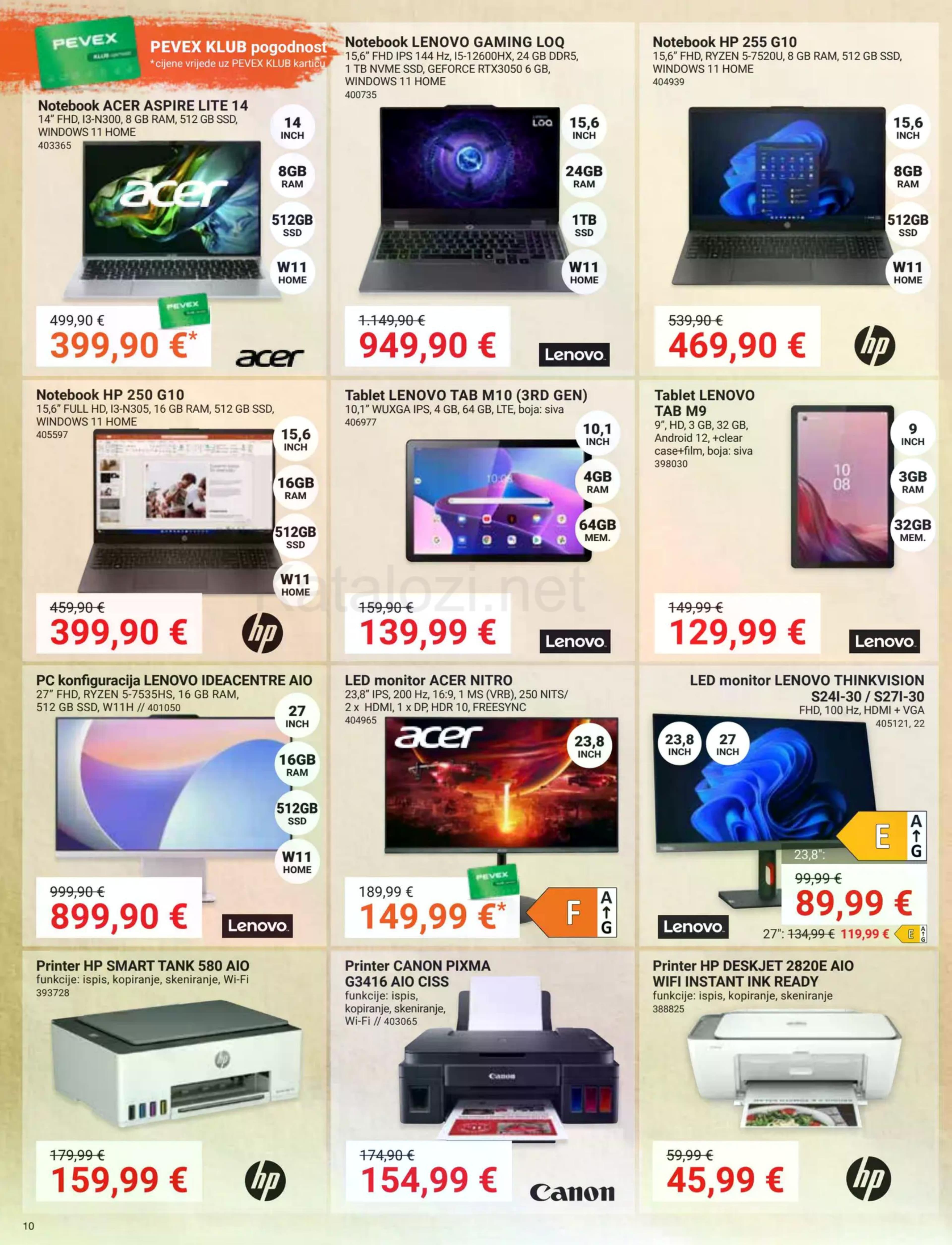 Page from catalog: Akcijska ponuda