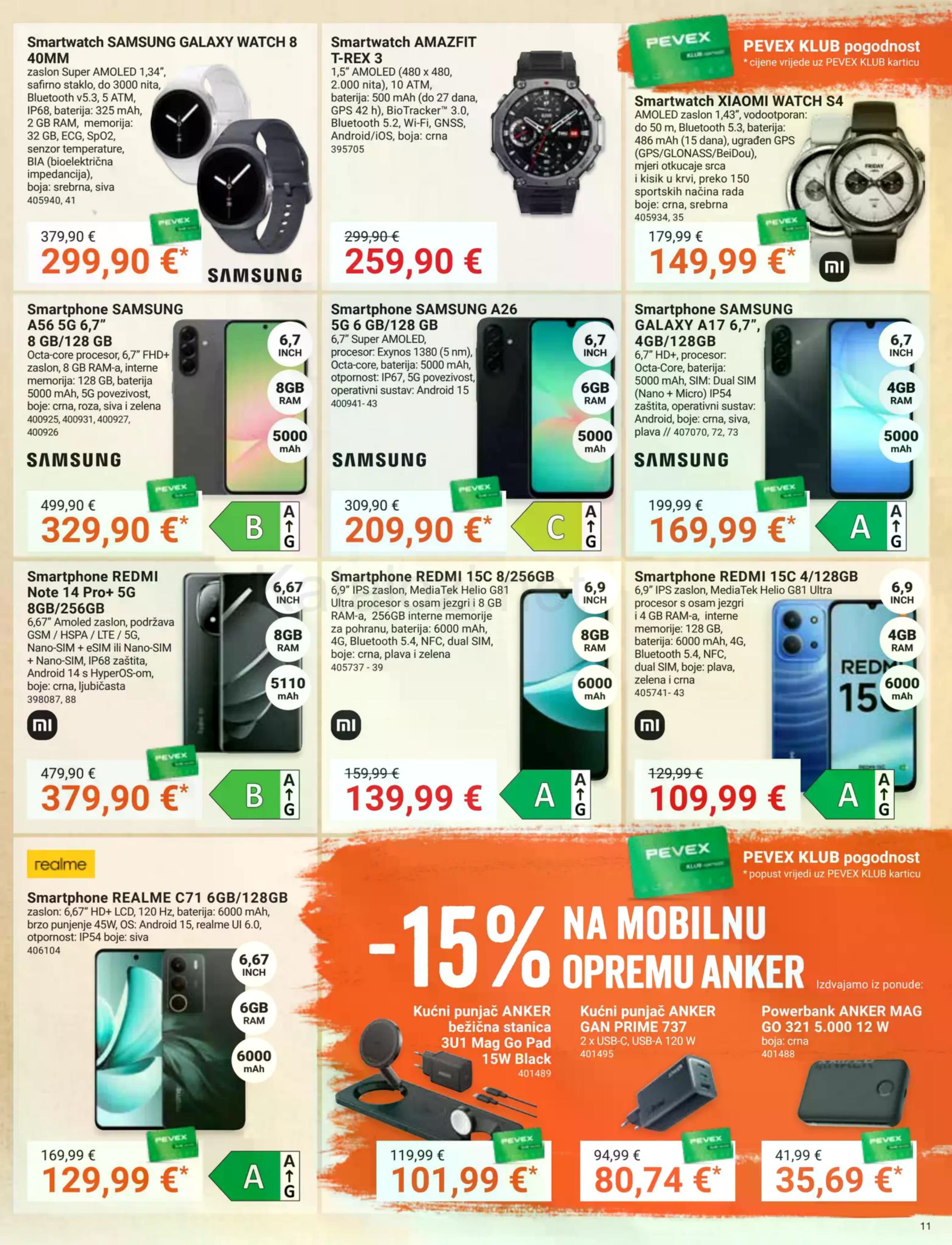 Stranica 11. Pevex kataloga - Akcije od 23.10. do 17.11.2025.