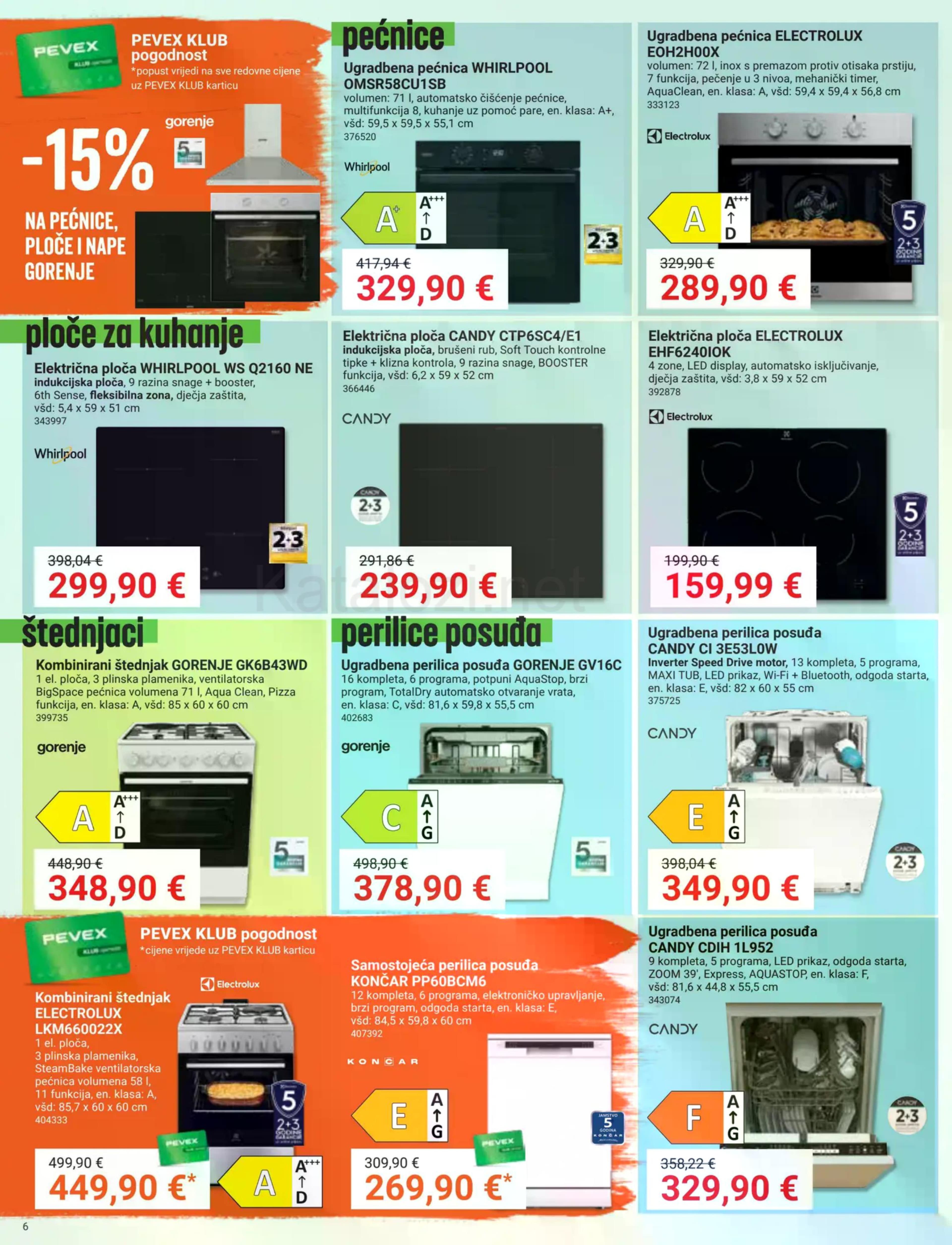 Stranica 6. Pevex kataloga - Akcije od 23.10. do 17.11.2025.