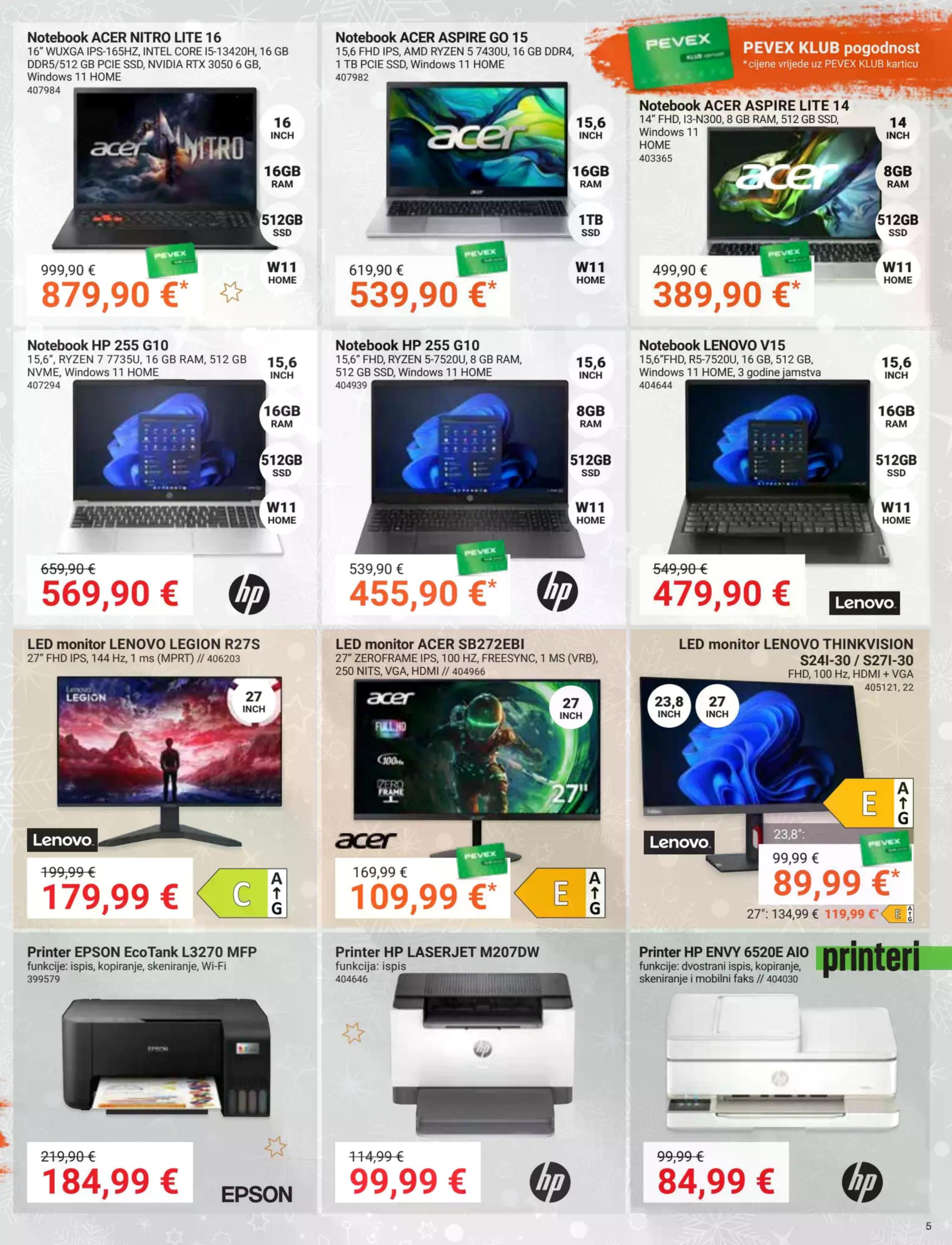 Page from catalog: Prosinac