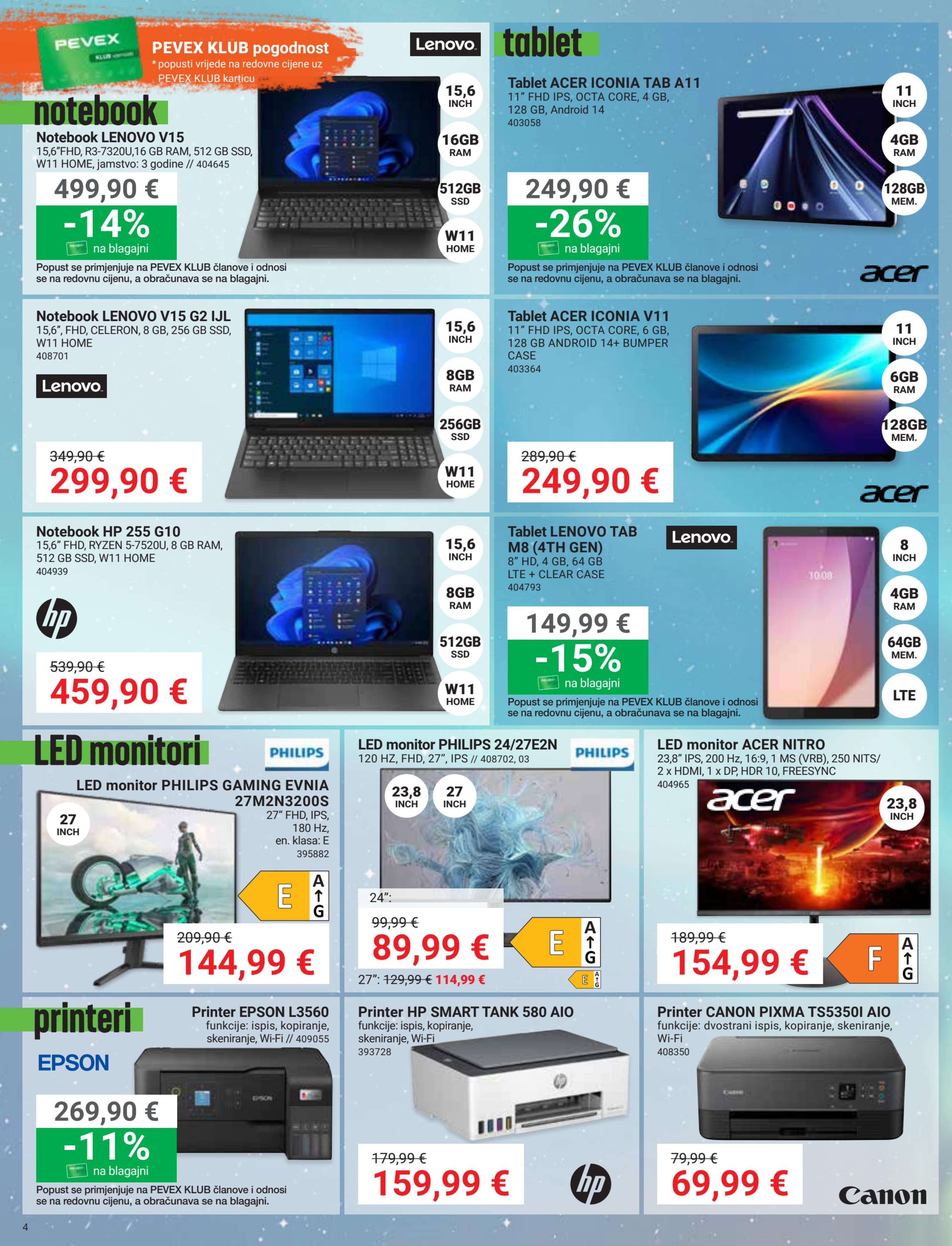 Stranica 4. Pevex kataloga - Siječanj 2026.