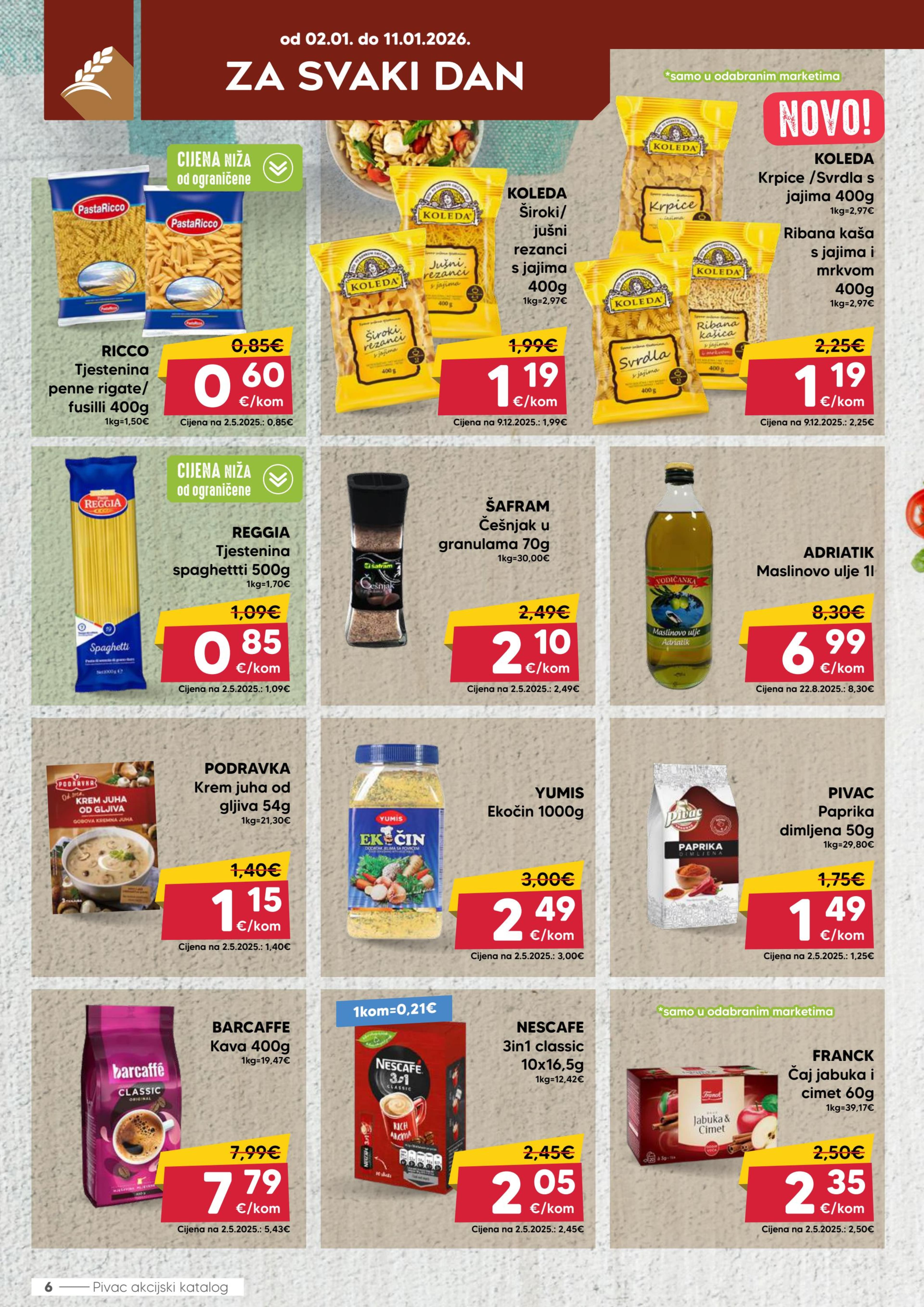 Page from catalog: Akcijska ponuda