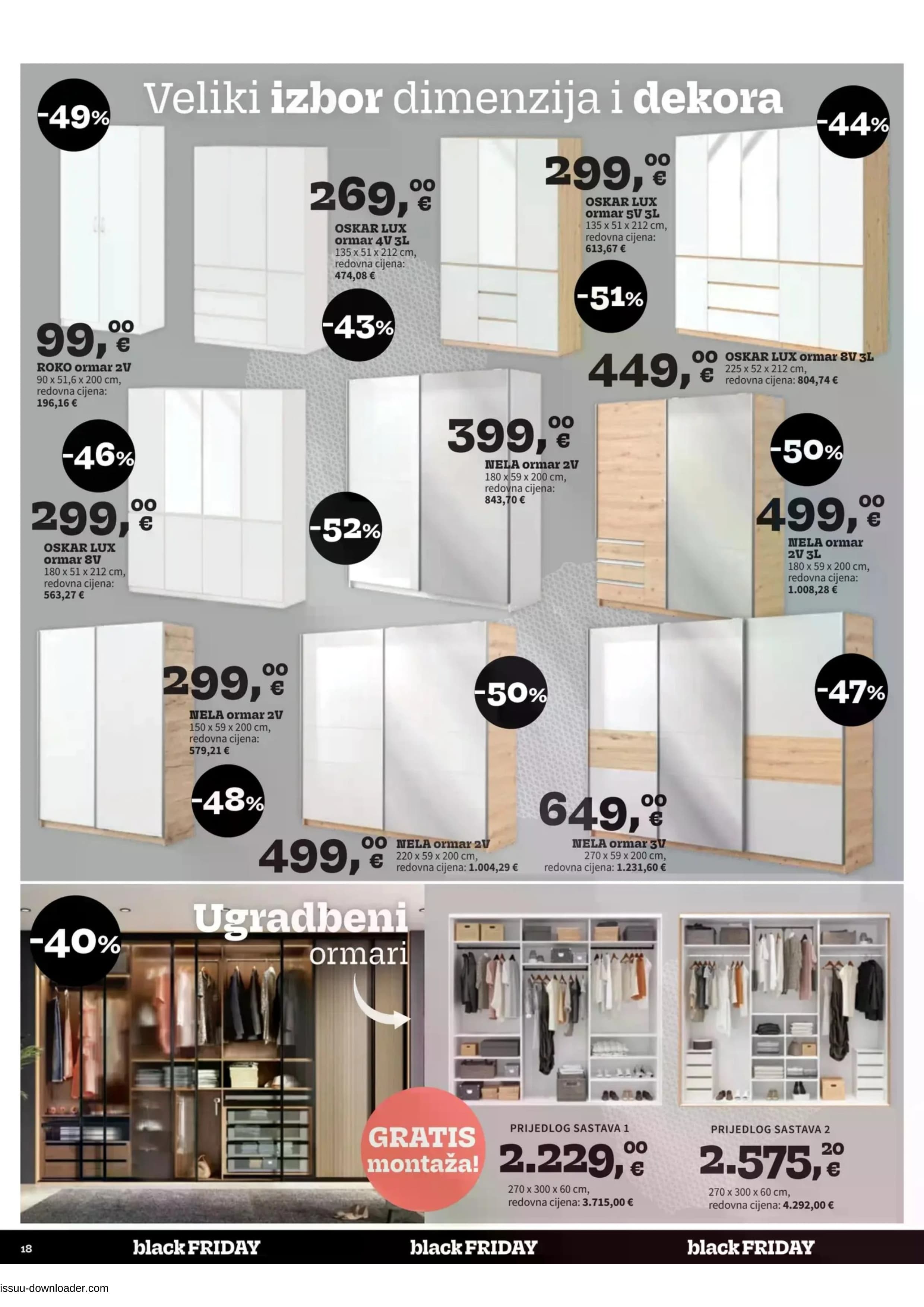 Page from catalog: Black Friday