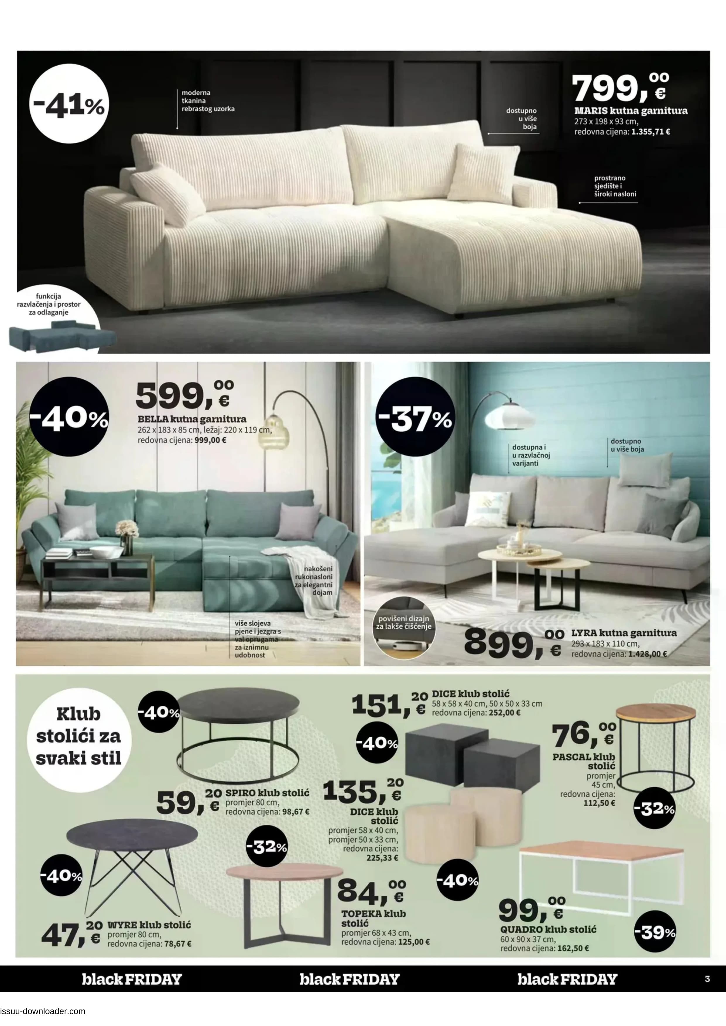 Page from catalog: Black Friday