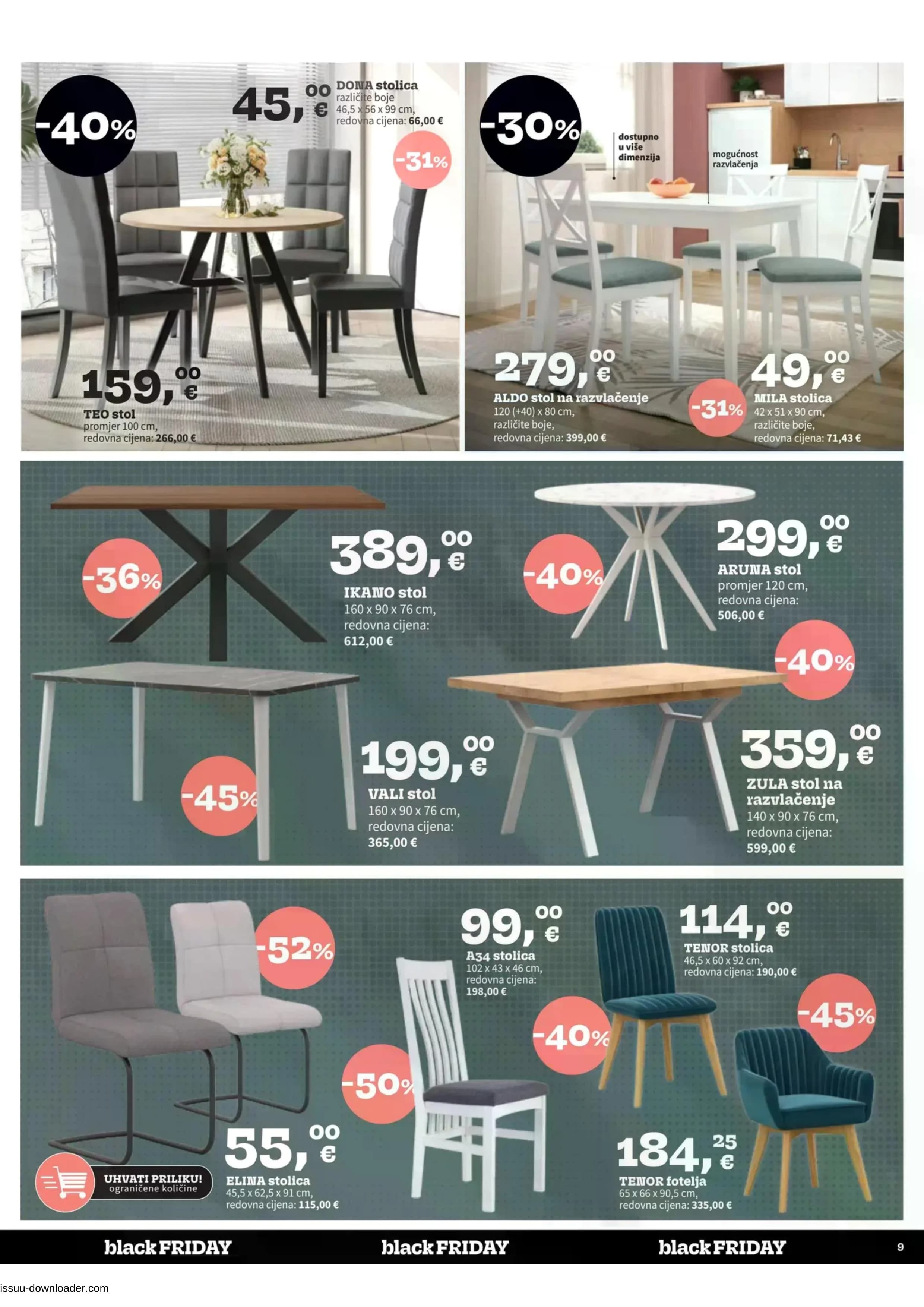 Page from catalog: Black Friday