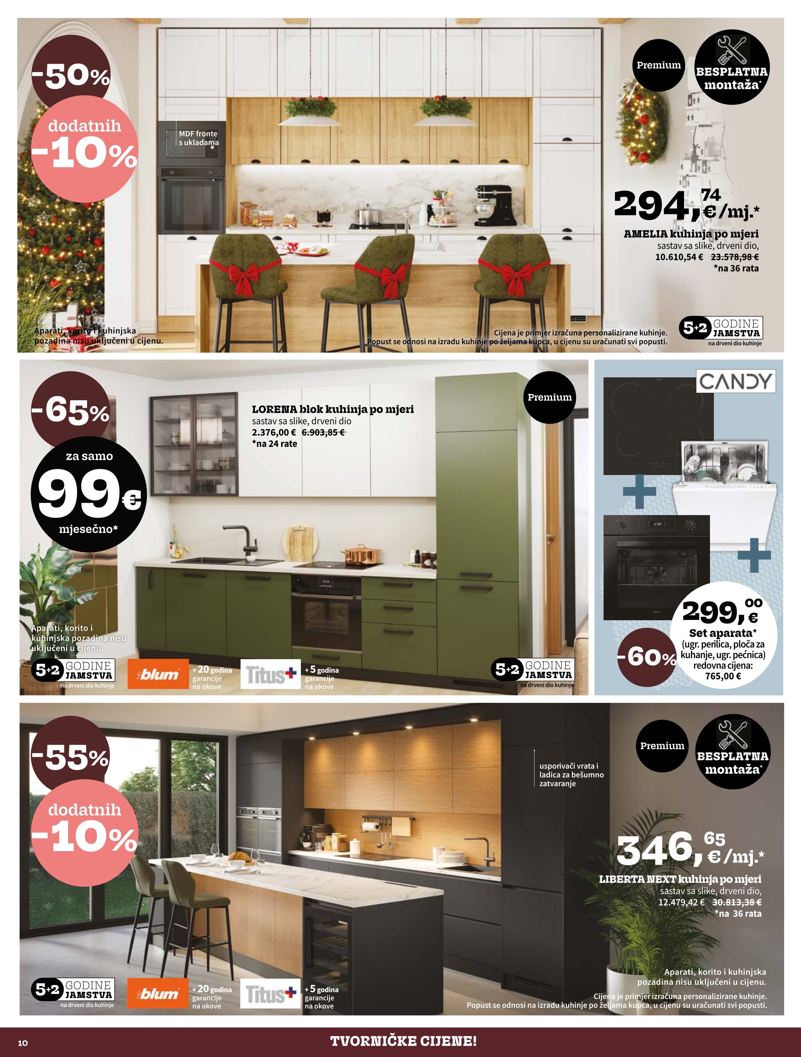 Page from catalog: Tvorničke cijene