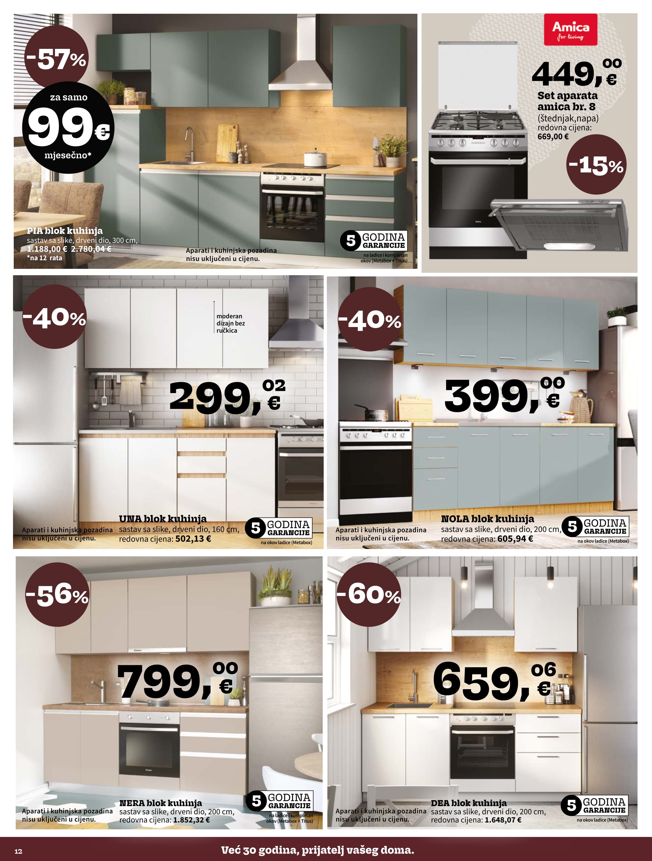 Page from catalog: Tvorničke cijene