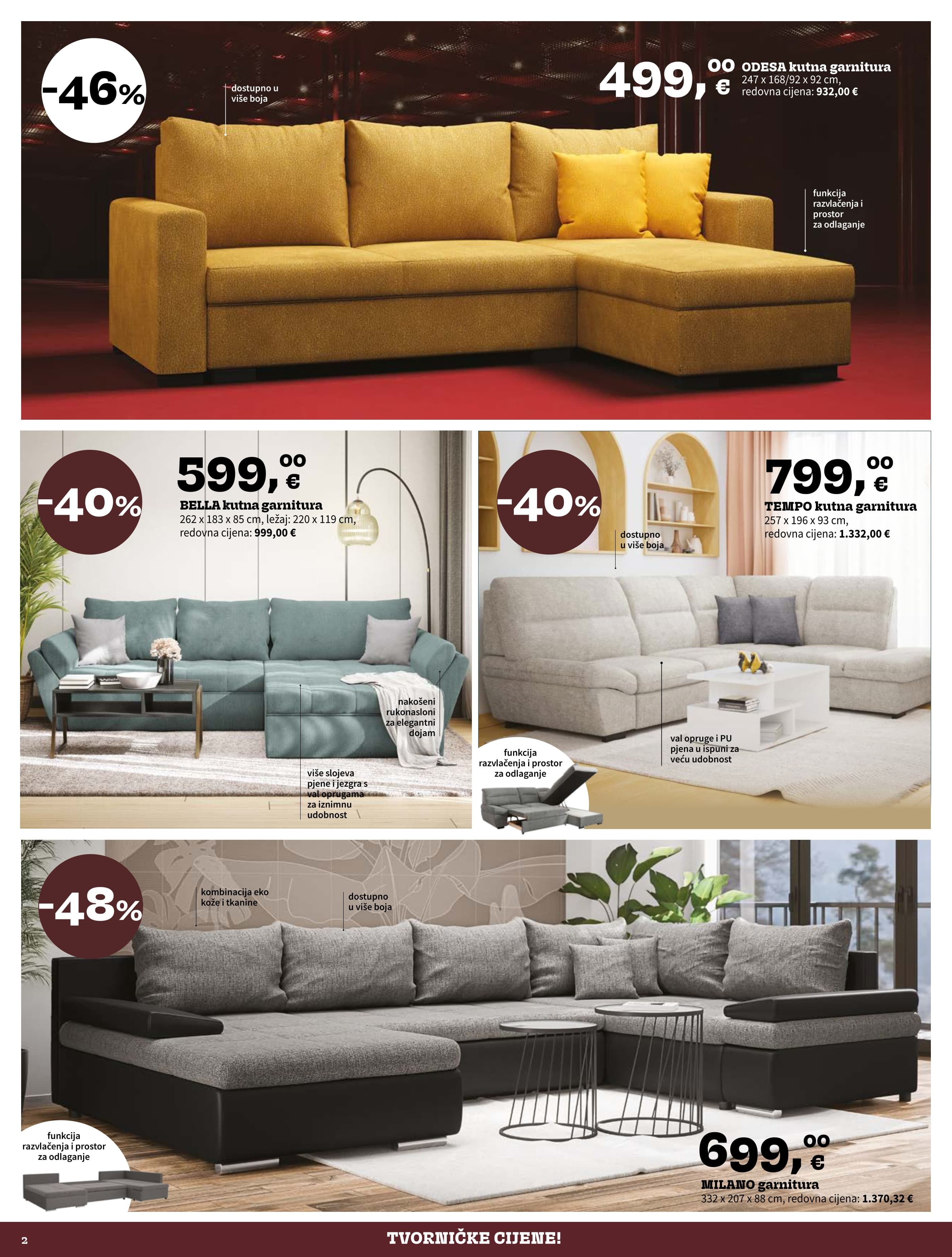 Page from catalog: Tvorničke cijene